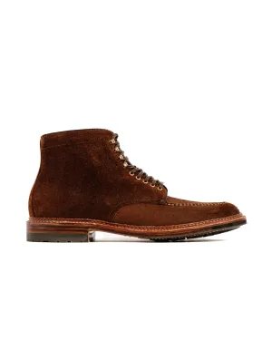 Botte Blucher Alden Norwegian Front en Chamois Tabac Inversé avec Semelle Commando G1901HC