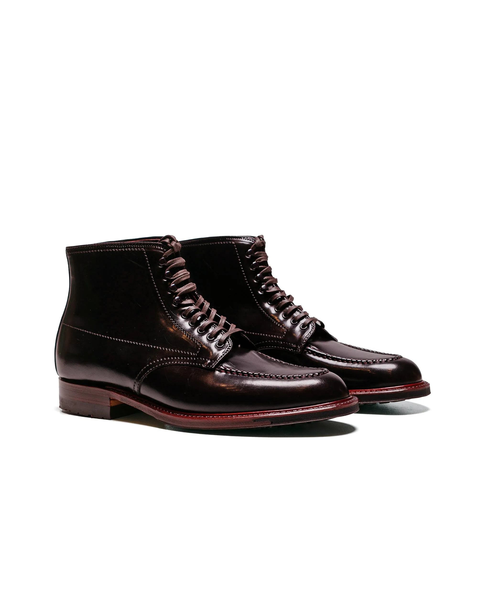Botte Indy U-Tip Alden avec Semelle Commando Couleur 8 Shell Cordovan G9901HC