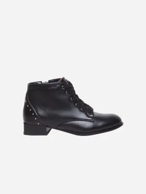 Bottes Alex en Simili-Cuir | Noir
