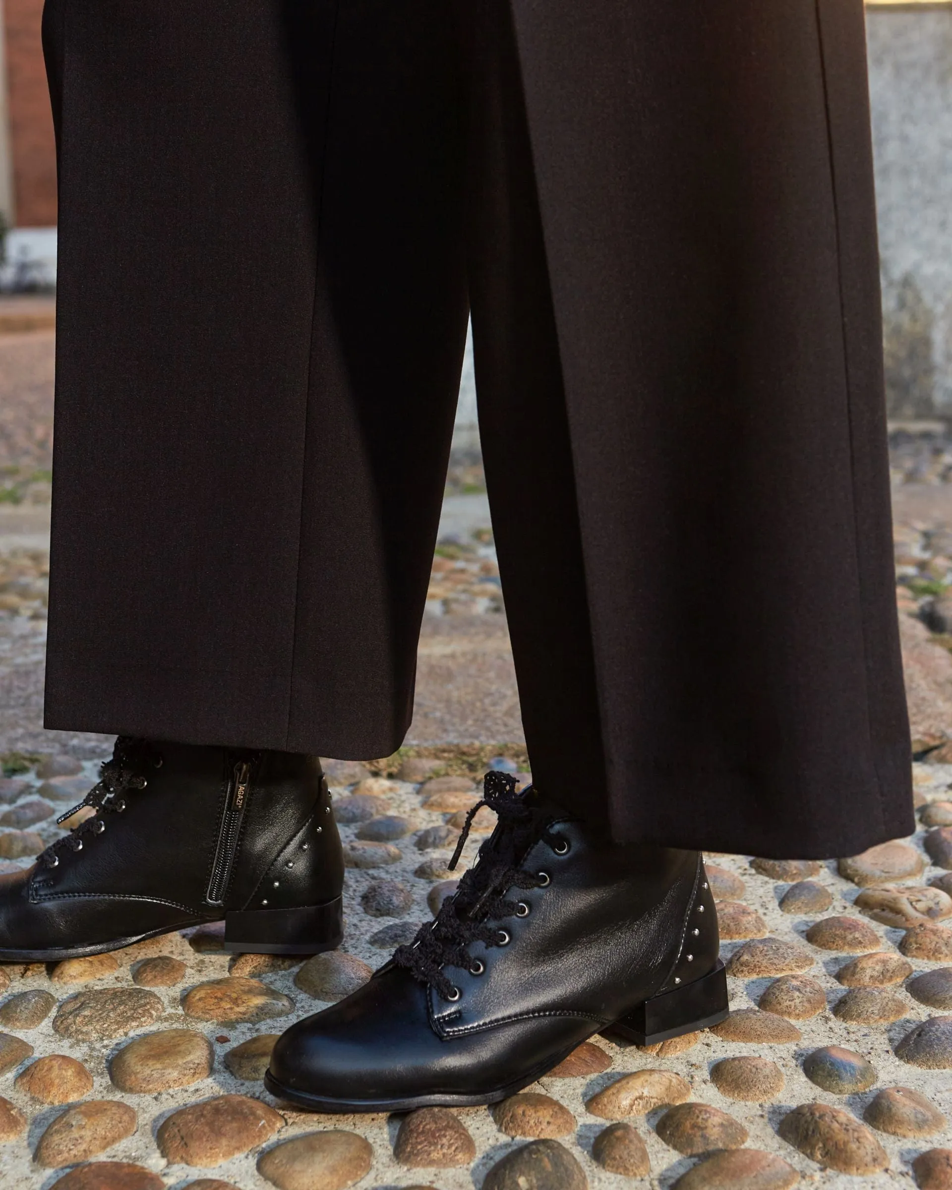 Bottes Alex en Simili-Cuir | Noir