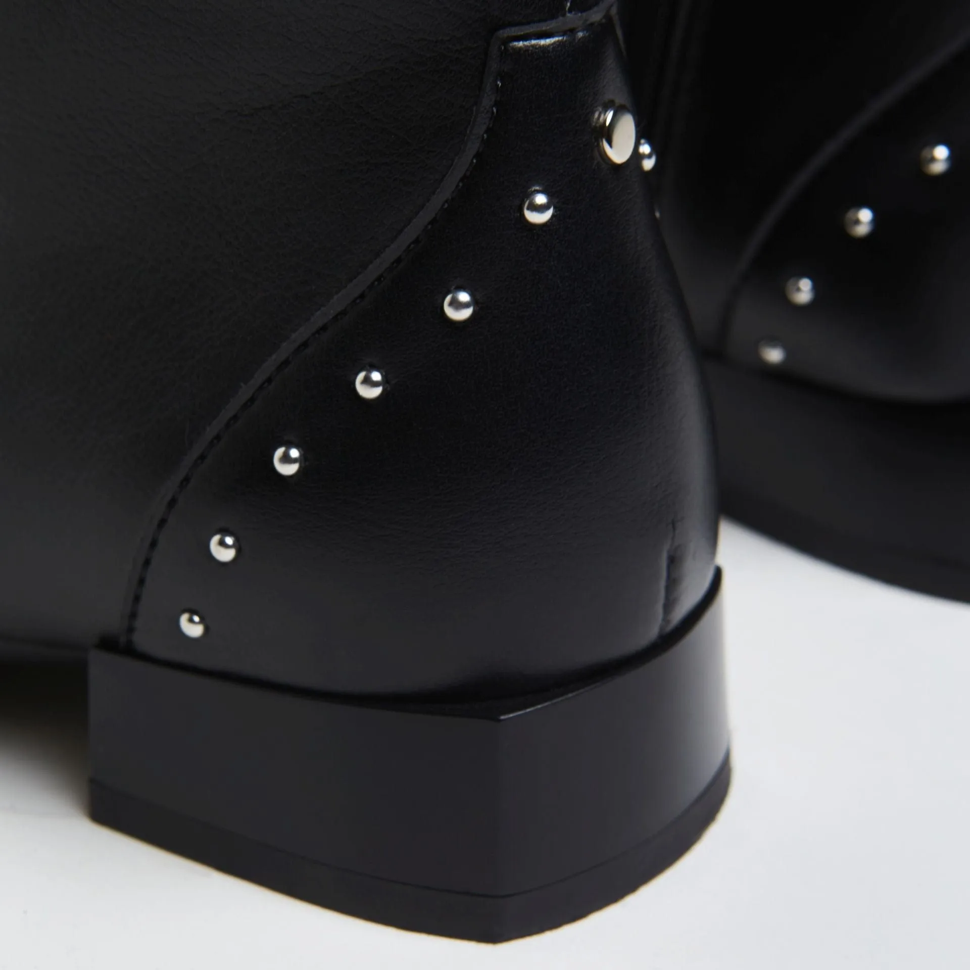 Bottes Alex en Simili-Cuir | Noir