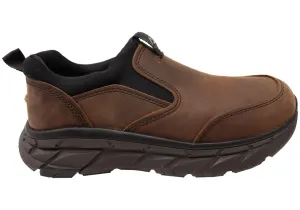 Chaussures de sport Align Protech Valent pour homme en cuir à large ajustement avec soutien de la voûte plantaire