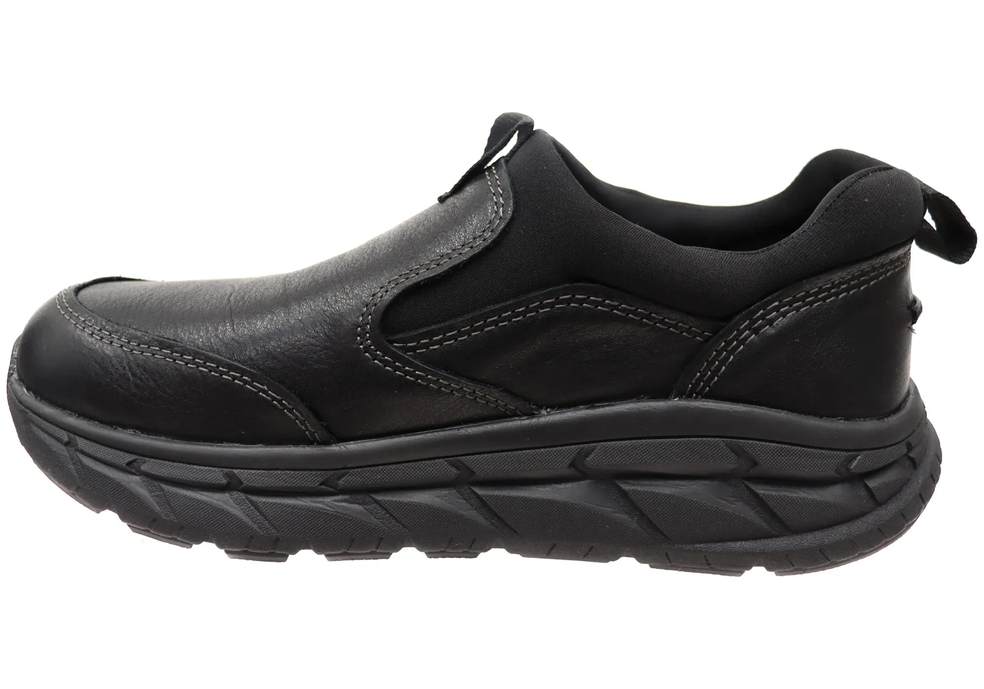 Chaussures de sport Align Protech Valent pour homme en cuir à large ajustement avec soutien de la voûte plantaire