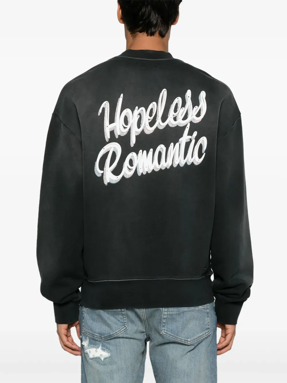 AMIRI - Vêtements pour hommes Crew OS Hopeless Romantic_amiri
