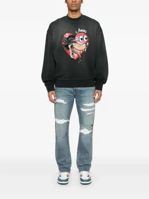 AMIRI - Vêtements pour hommes Crew OS Hopeless Romantic_amiri