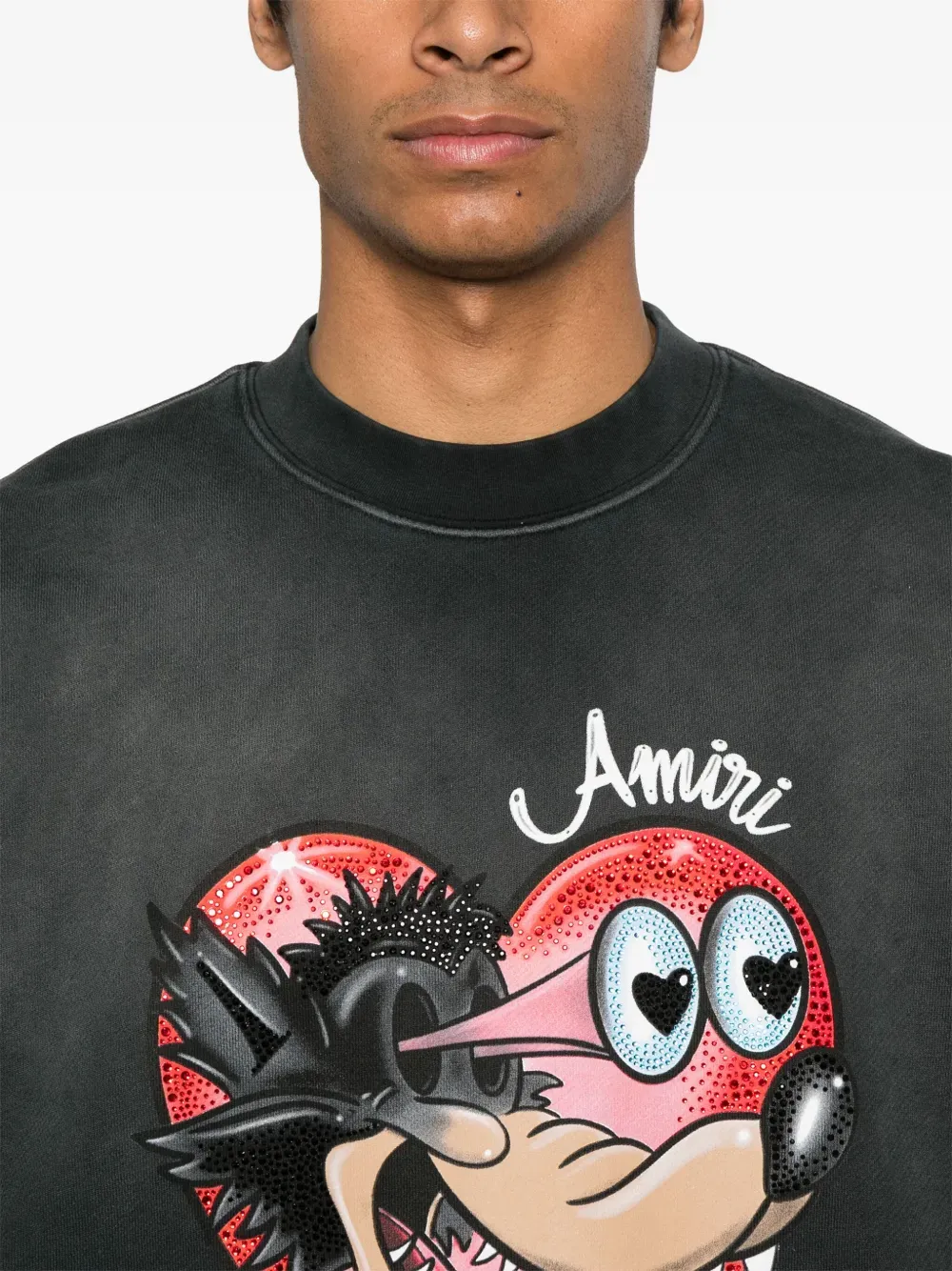 AMIRI - Vêtements pour hommes Crew OS Hopeless Romantic_amiri