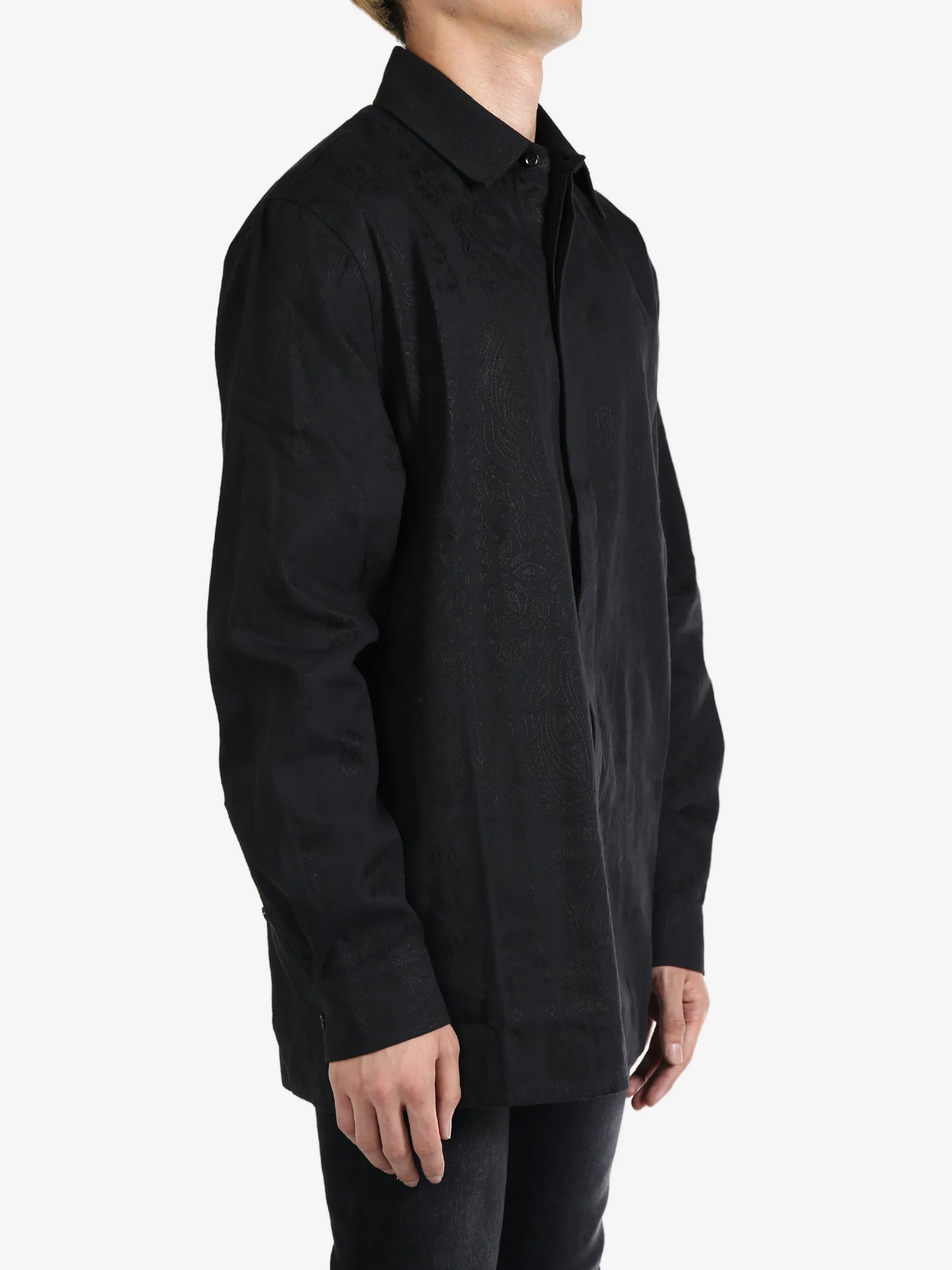AMIRI - Chemise en lin à motif bandana pour homme