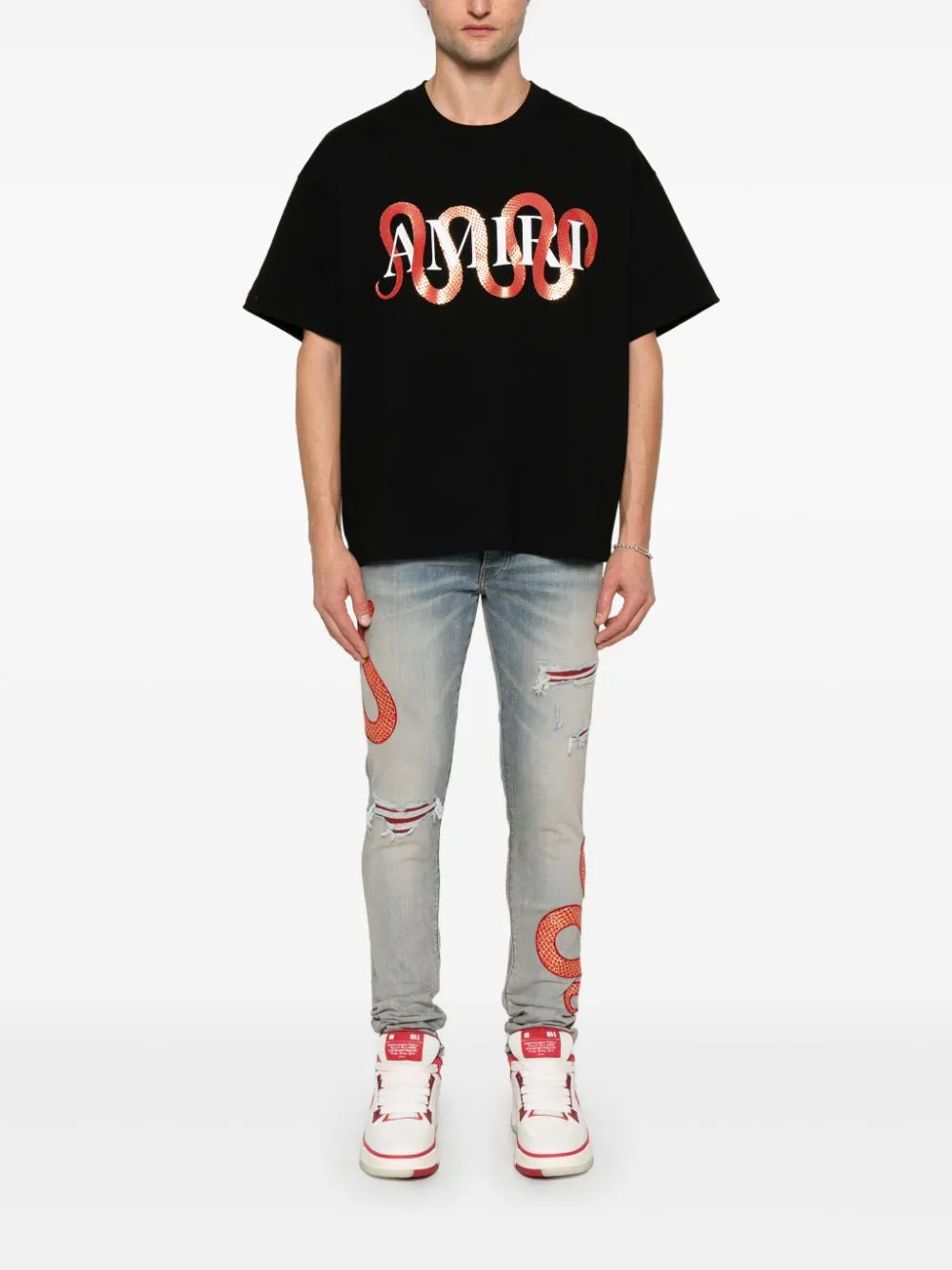 AMIRI - T-shirt Homme Serpent_amiri