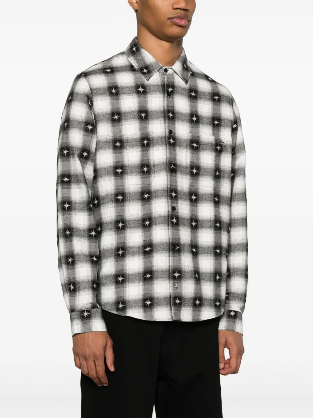 AMIRI - Chemise en flanelle étoilée pour hommes Clothing_amiri