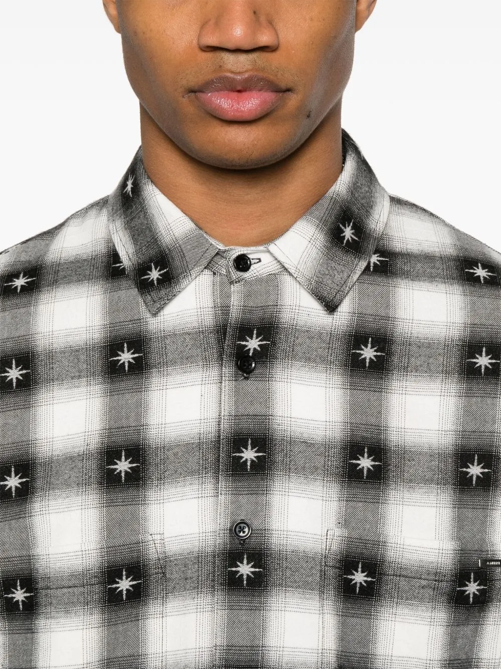 AMIRI - Chemise en flanelle étoilée pour hommes Clothing_amiri