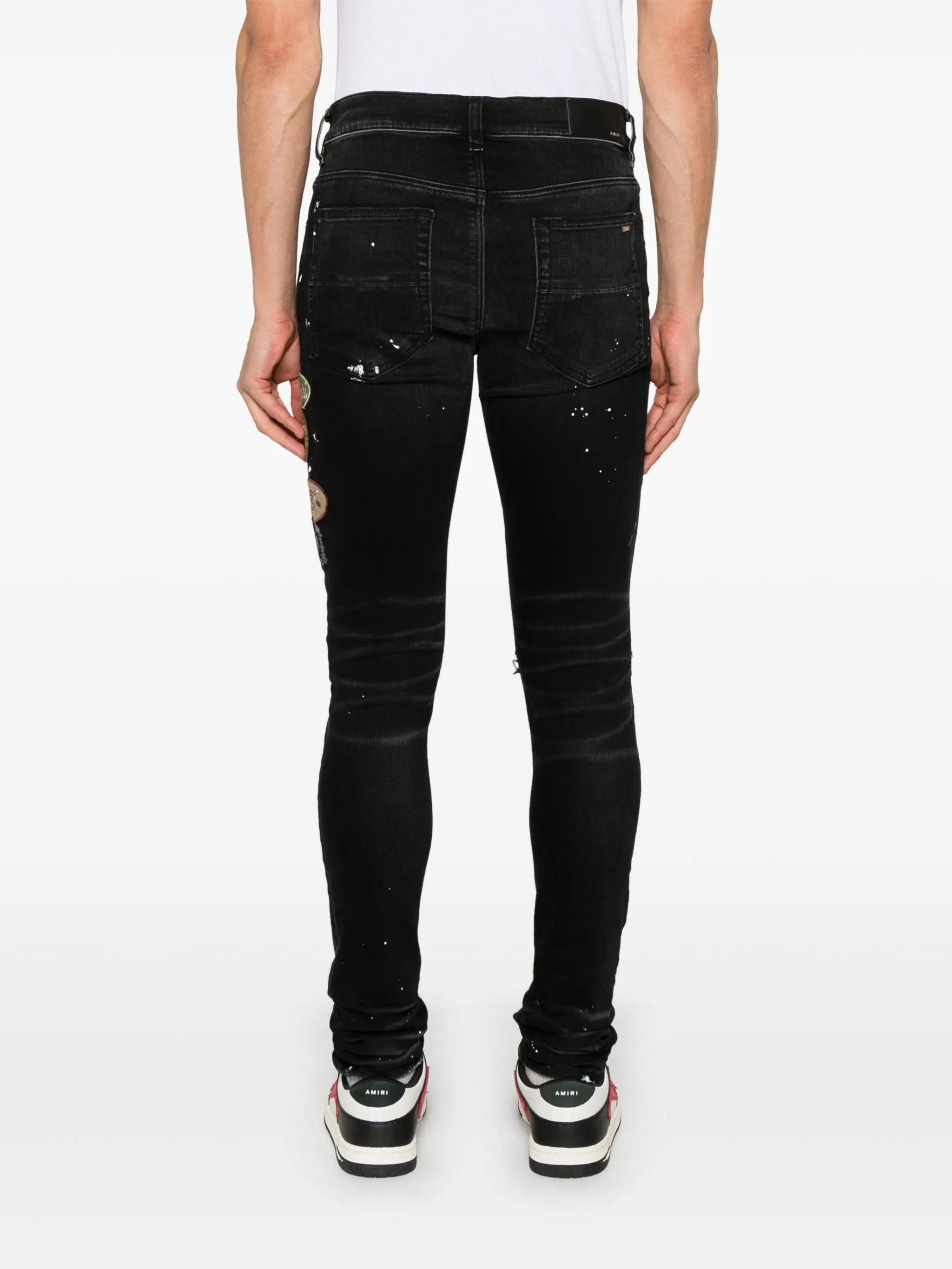 AMIRI - Jean skinny vintage à motifs pour homme