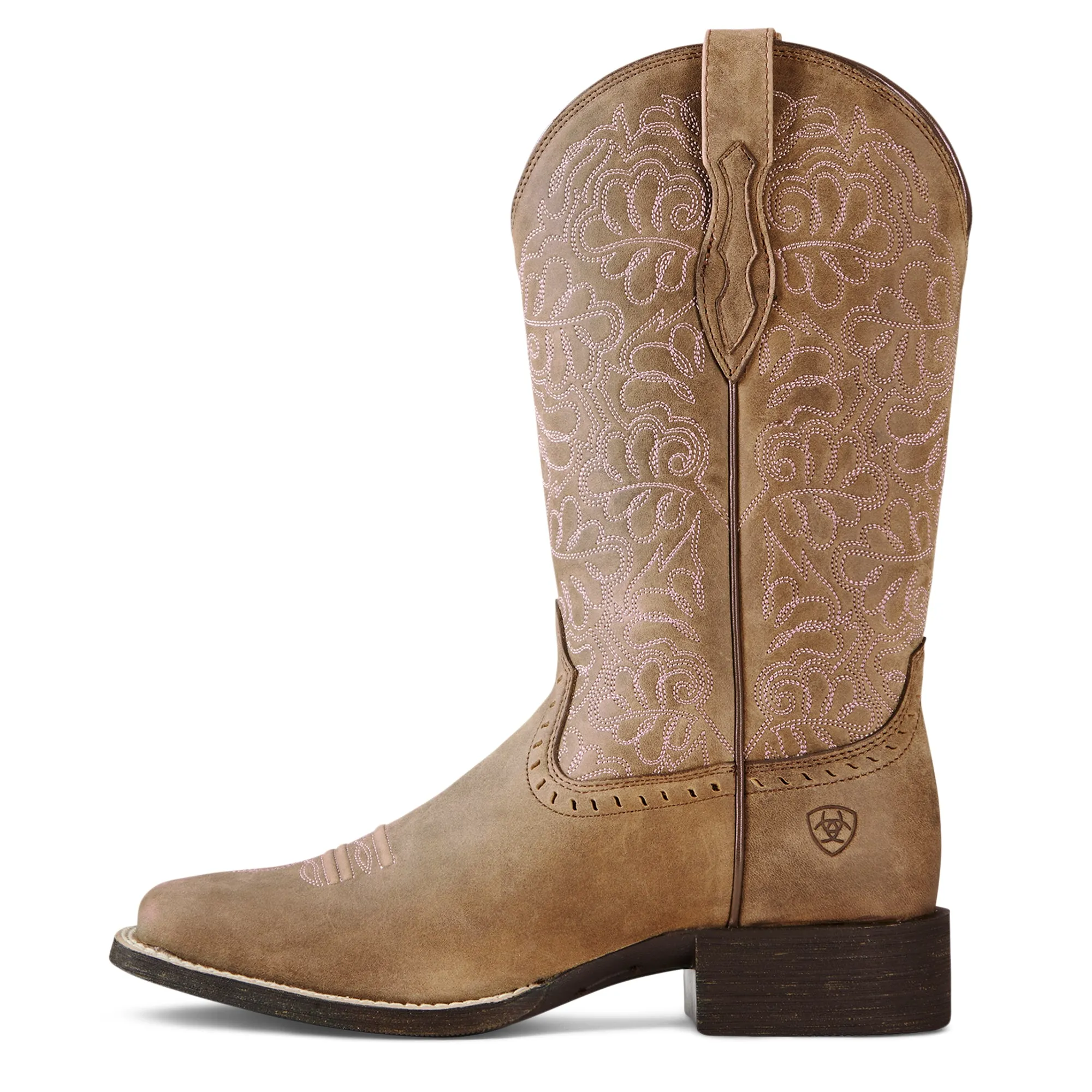Ariat Bottes Western Round Up Remuda pour Femmes Marron Bomber Ariat Chaussures