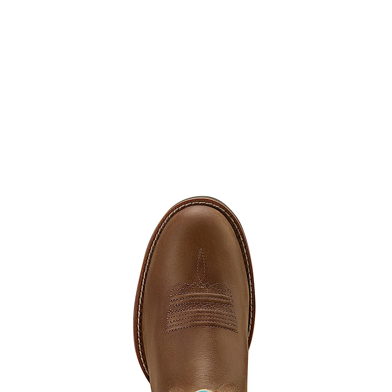 Bottes western stretchfit à bout rond pour femmes Ariat - Sandstorm/Ivoire vieilli Chaussures Ariat