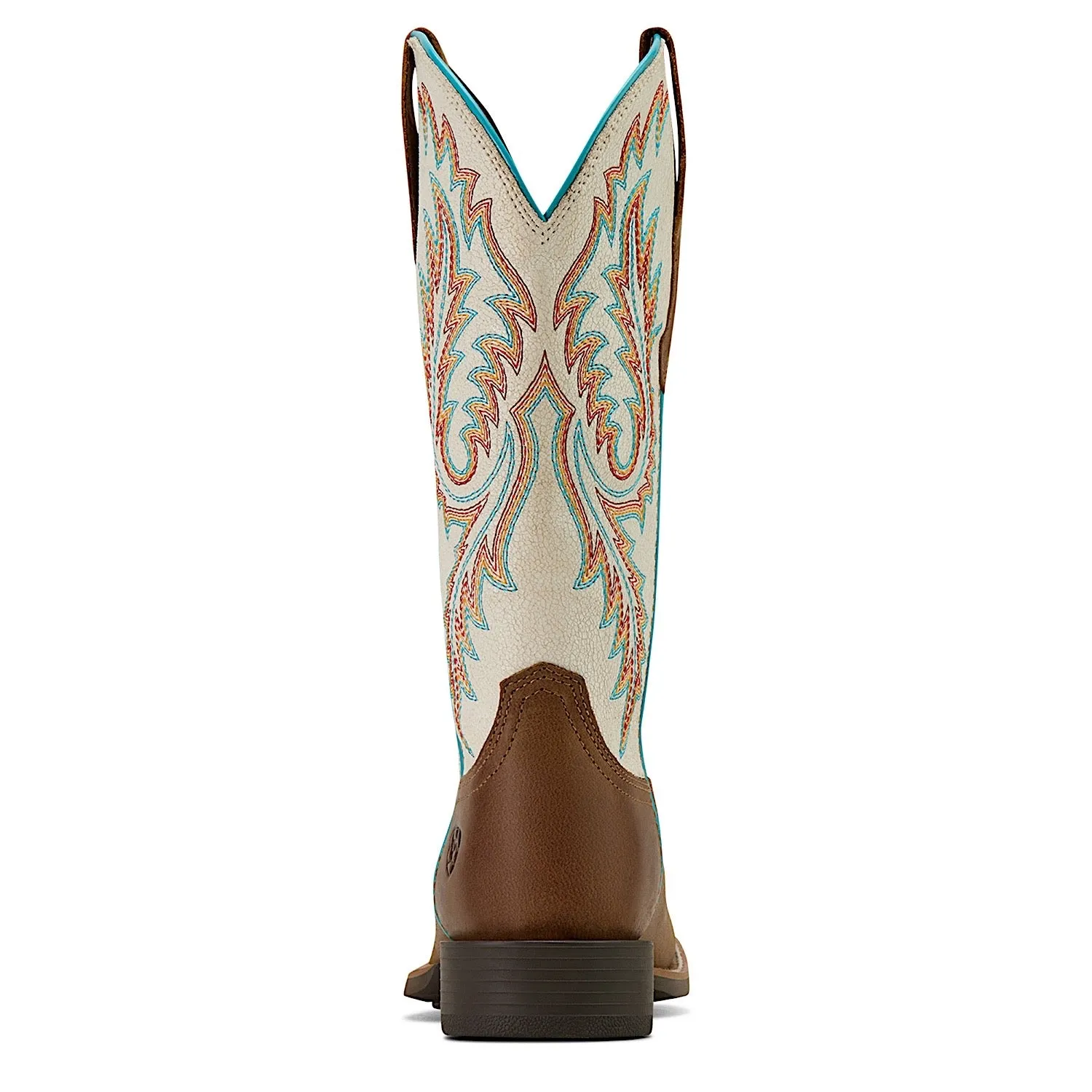 Bottes western stretchfit à bout rond pour femmes Ariat - Sandstorm/Ivoire vieilli Chaussures Ariat