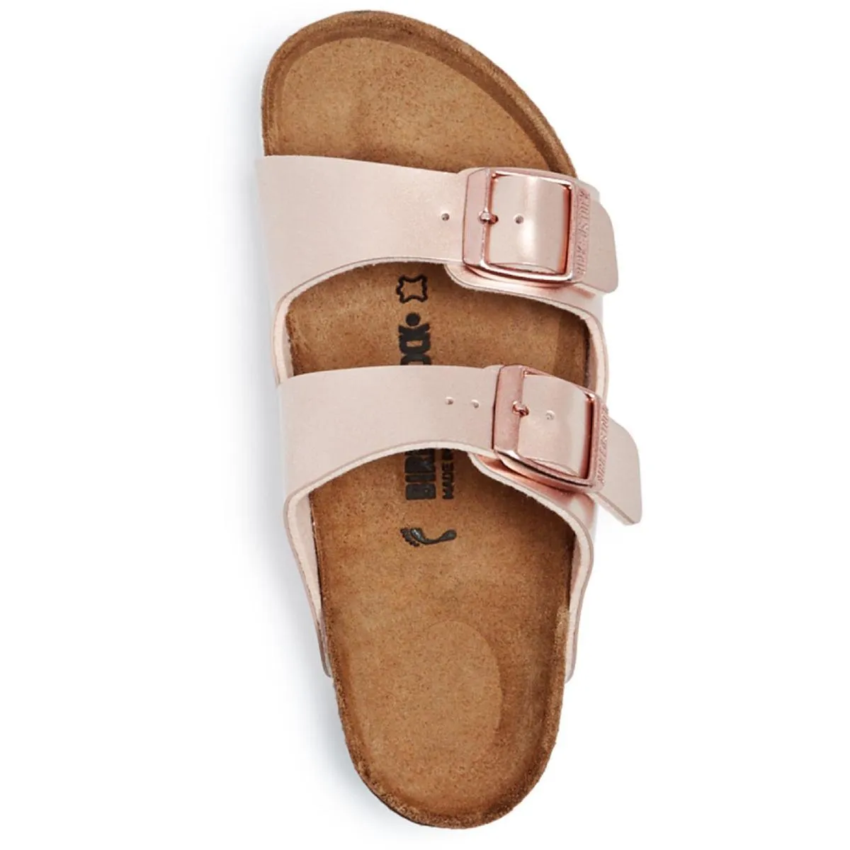 Sandales en cuir pour filles Arizona Kids avec semelle métallique