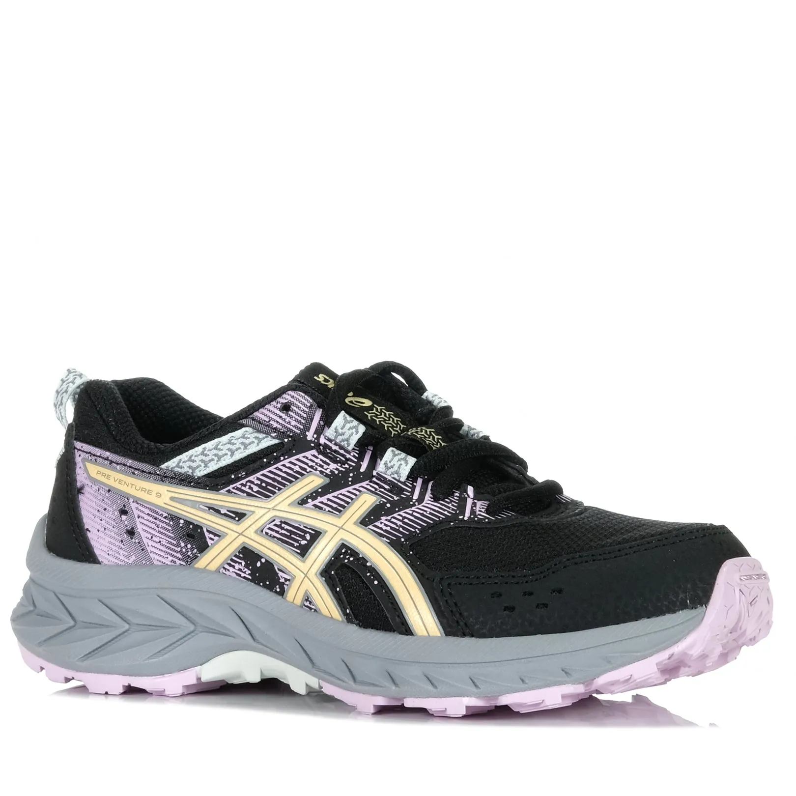Chaussures Asics Gel-Venture 9 GS Noir/Orange Clair