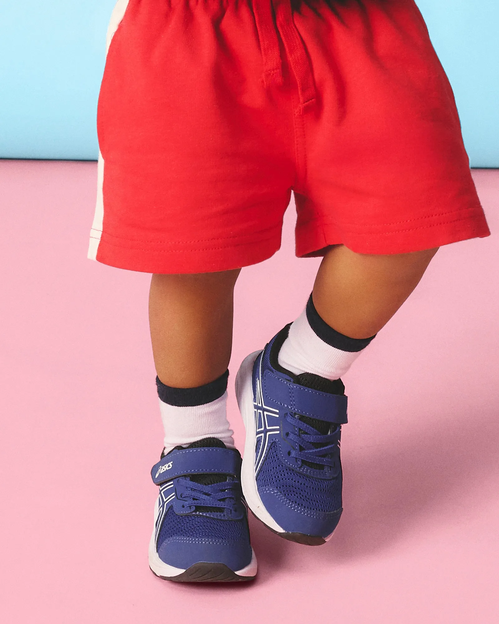 Chaussures Asics pour enfants Contend 9 Bébé Bleu royal/Blanc