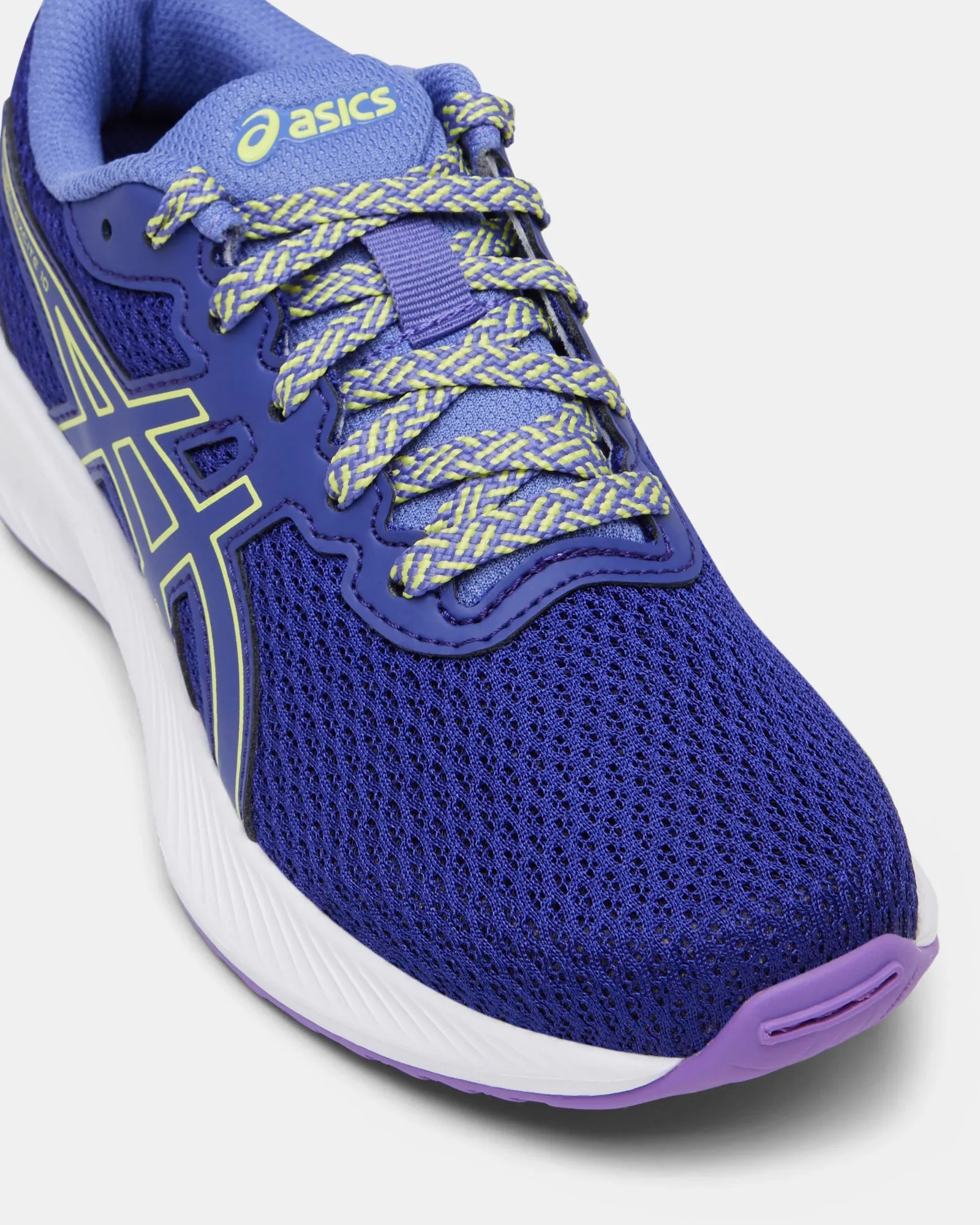 Chaussures Asics pour enfants Gel-Excite 10 École primaire Aubergine/Jaune fluo