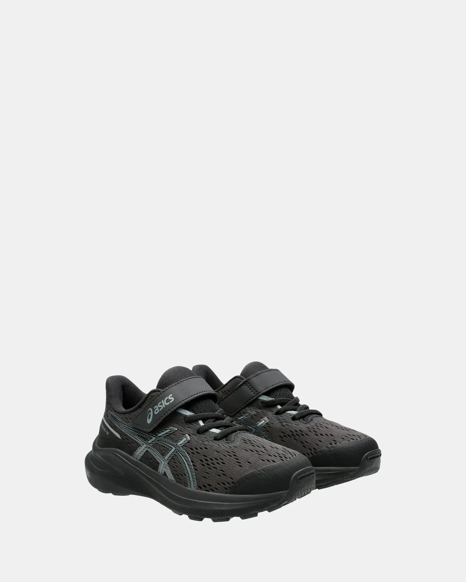 Chaussures Asics Enfant GT-1000 13 Noir École Primaire Noir/Gris Acier