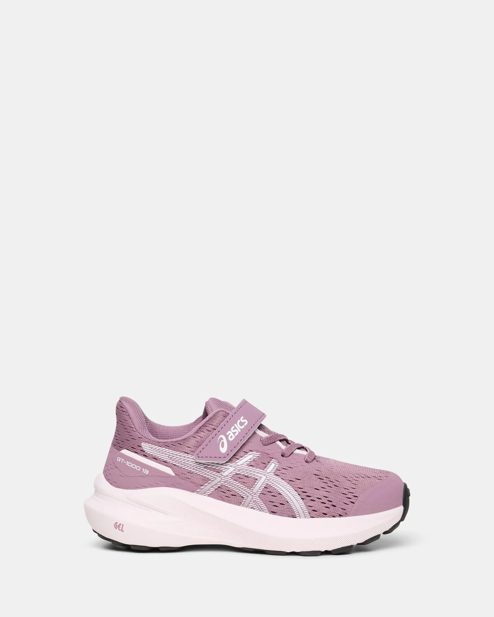 Chaussures Asics Enfant GT-1000 13 Préscolaire Mauve Poussiéreux/Blanc