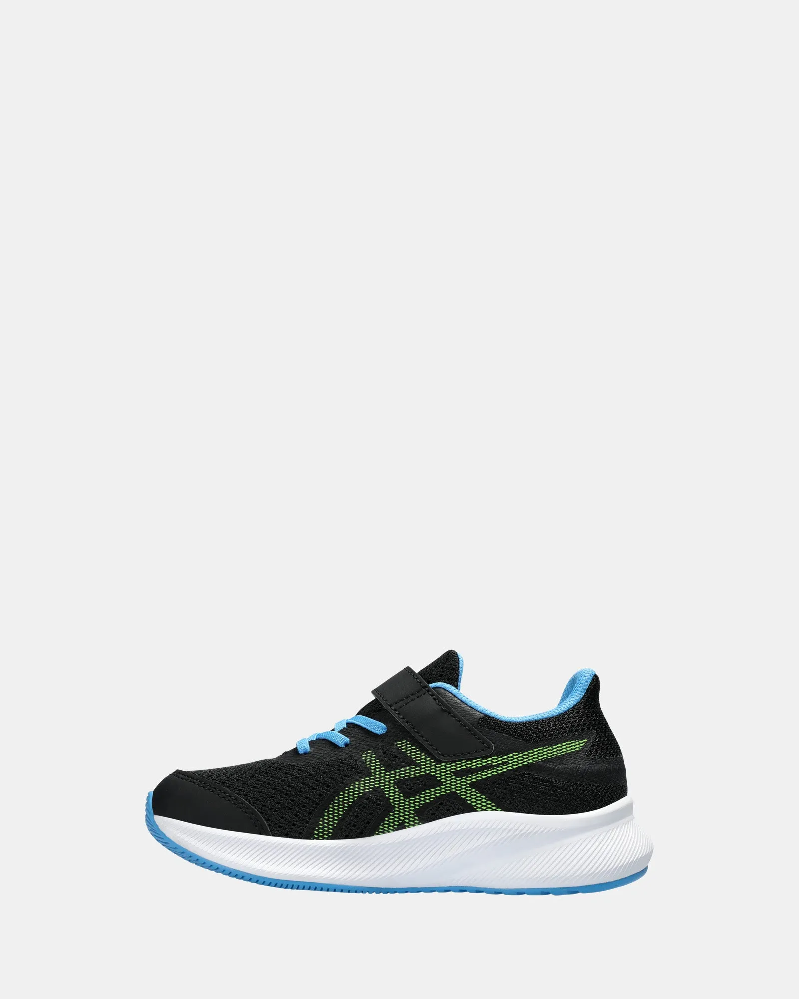 Chaussures Asics Enfants Patriot 13 Préscolaire Noir/Vert Électrique