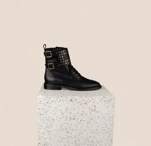 Asti Boucle - Cuir Noir