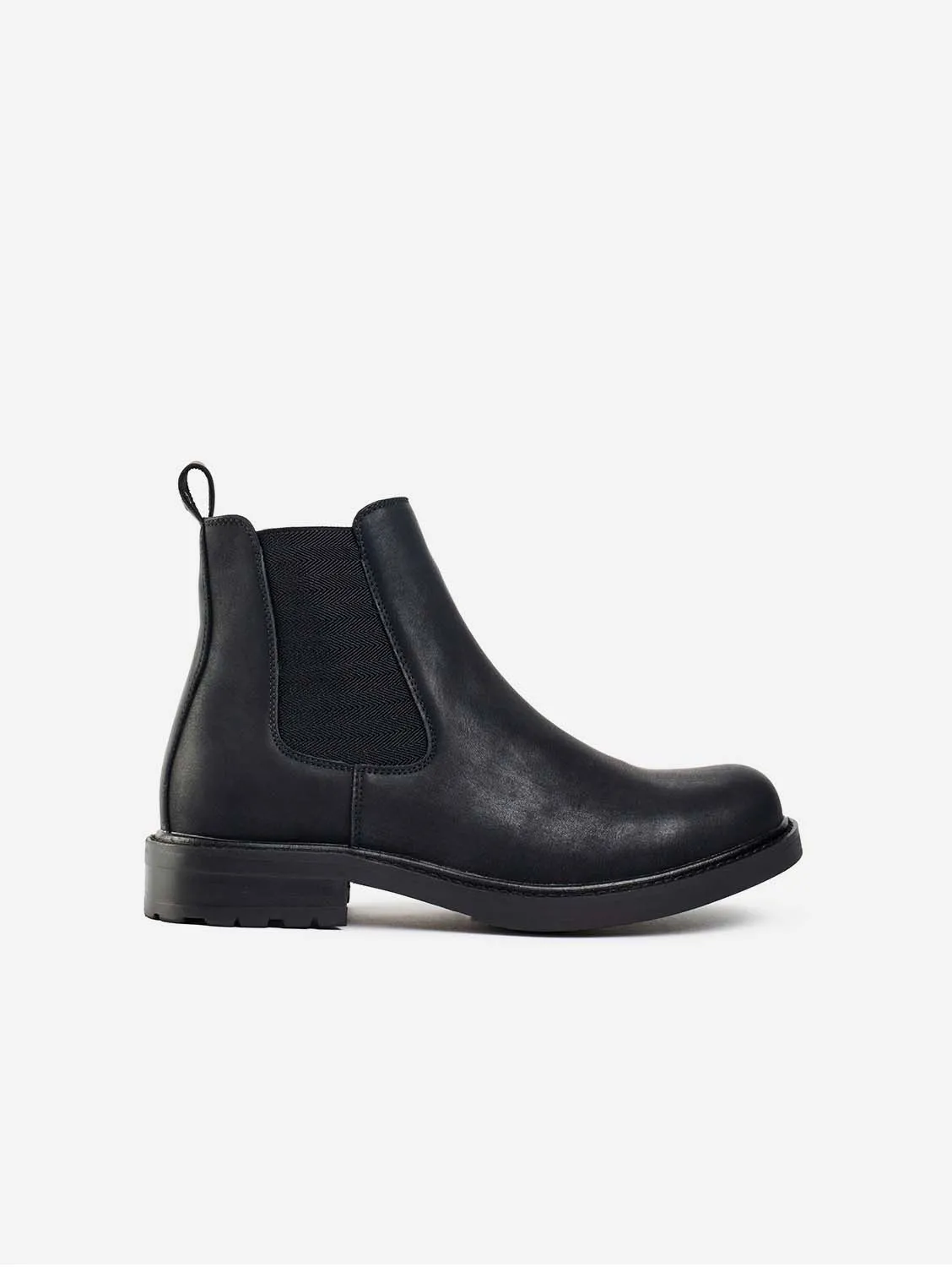 Bottes Chelsea en similicuir pour homme Auber | Noir