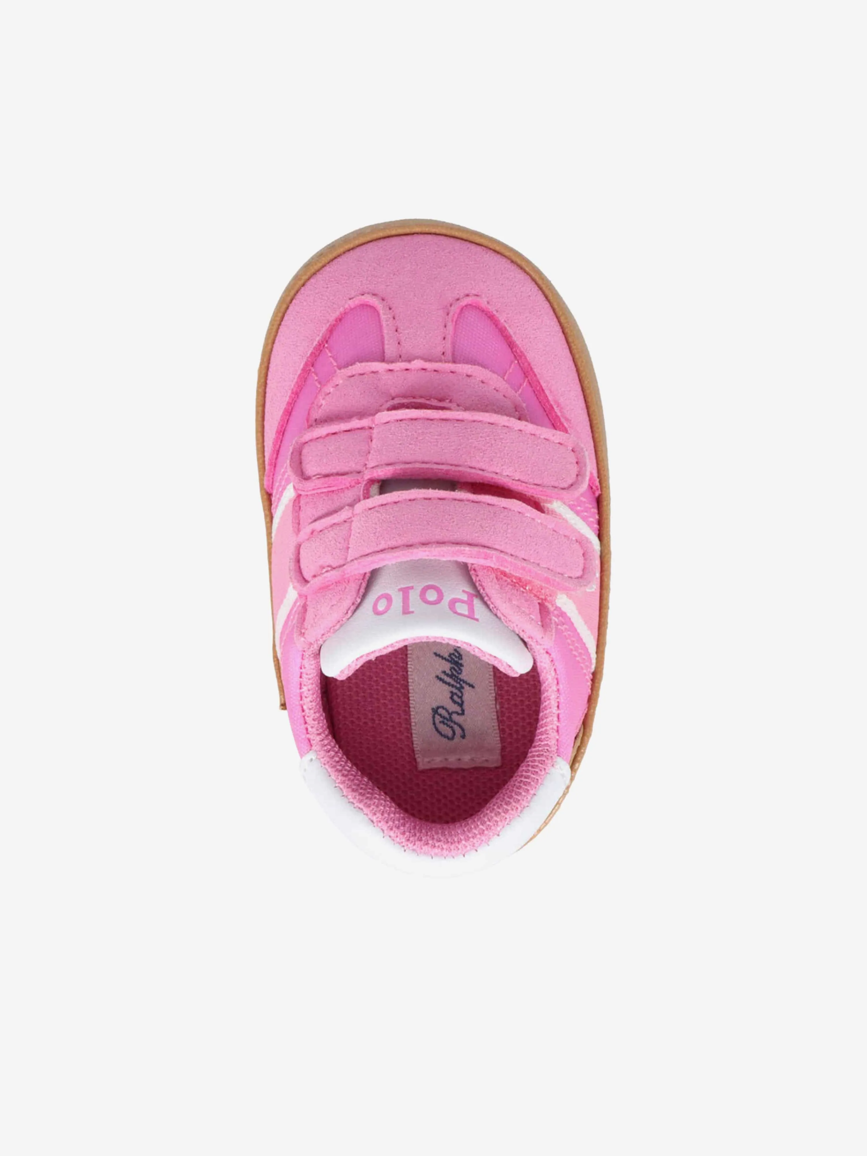 Chaussures d'entraînement EZ à bout rond Heritage Court III pour bébé fille en rose
