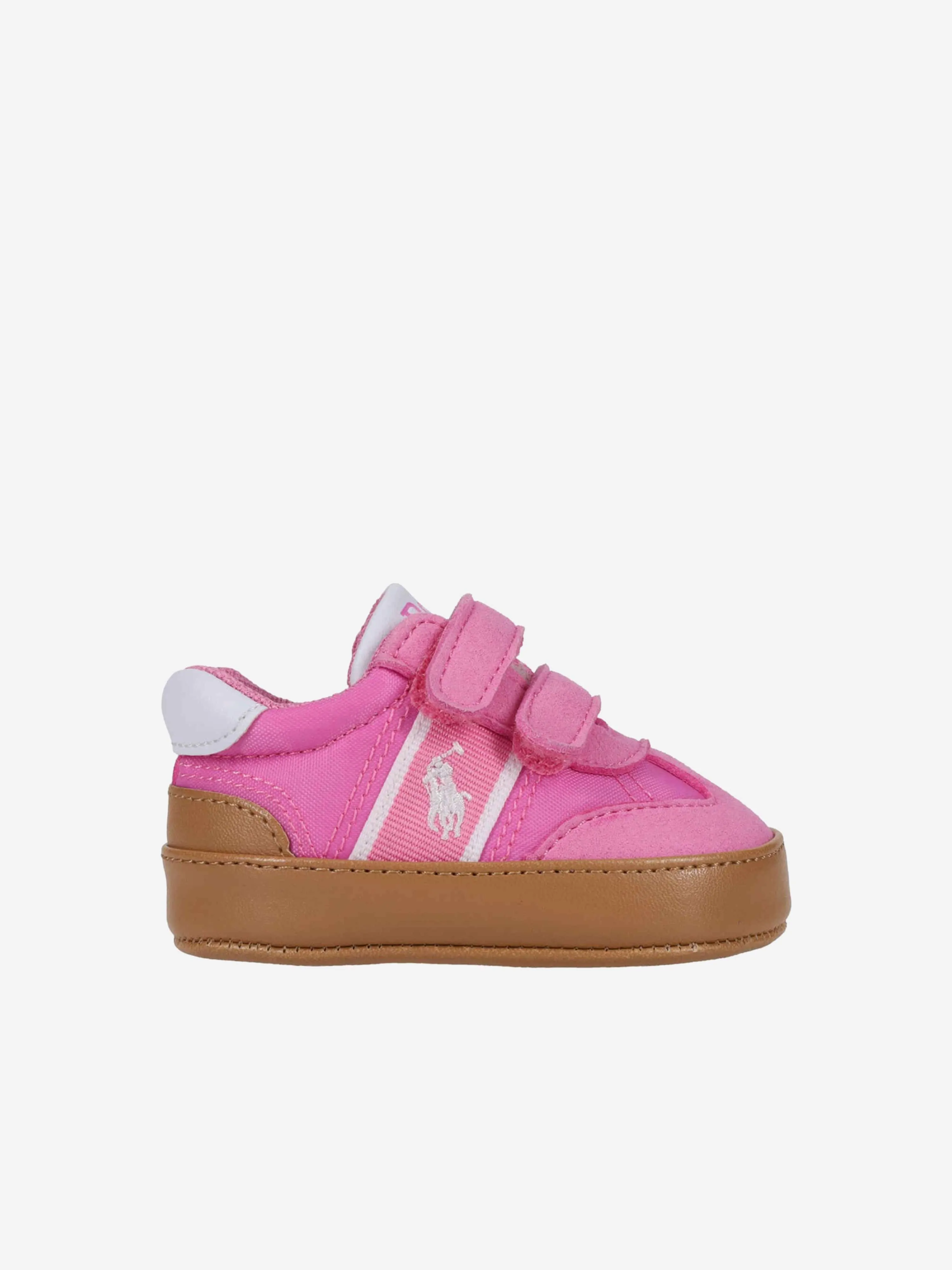 Chaussures d'entraînement EZ à bout rond Heritage Court III pour bébé fille en rose