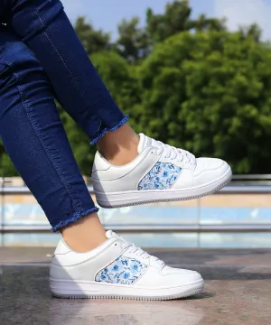 Bacca Bucci BLISS Sneakers Basses à Semelle Plate pour Femme avec Imprimés Numériques