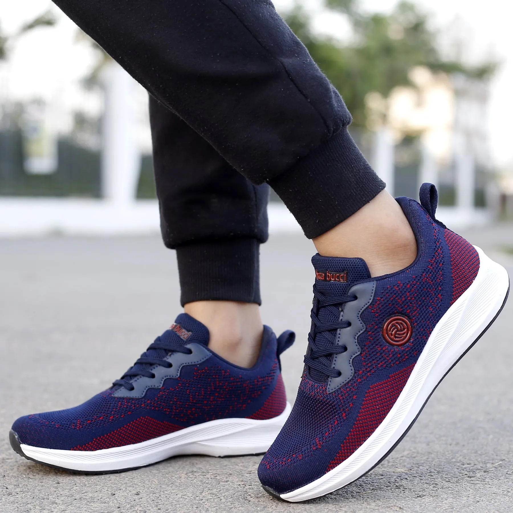 Bacca Bucci Chaussures de Sport Tricotées Essentielles pour Garçons ou Filles (Âge : 8 à 12 ans)