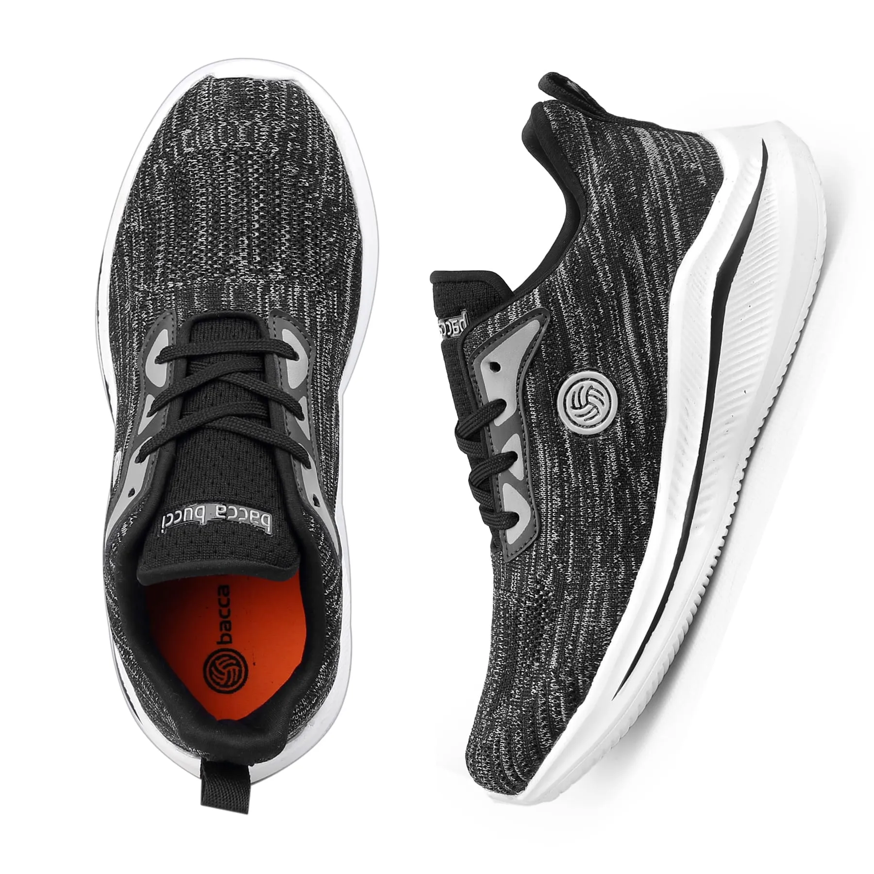 Bacca Bucci Chaussures de Sport Tricotées Essentielles pour Garçons ou Filles (Âge : 8 à 12 ans)