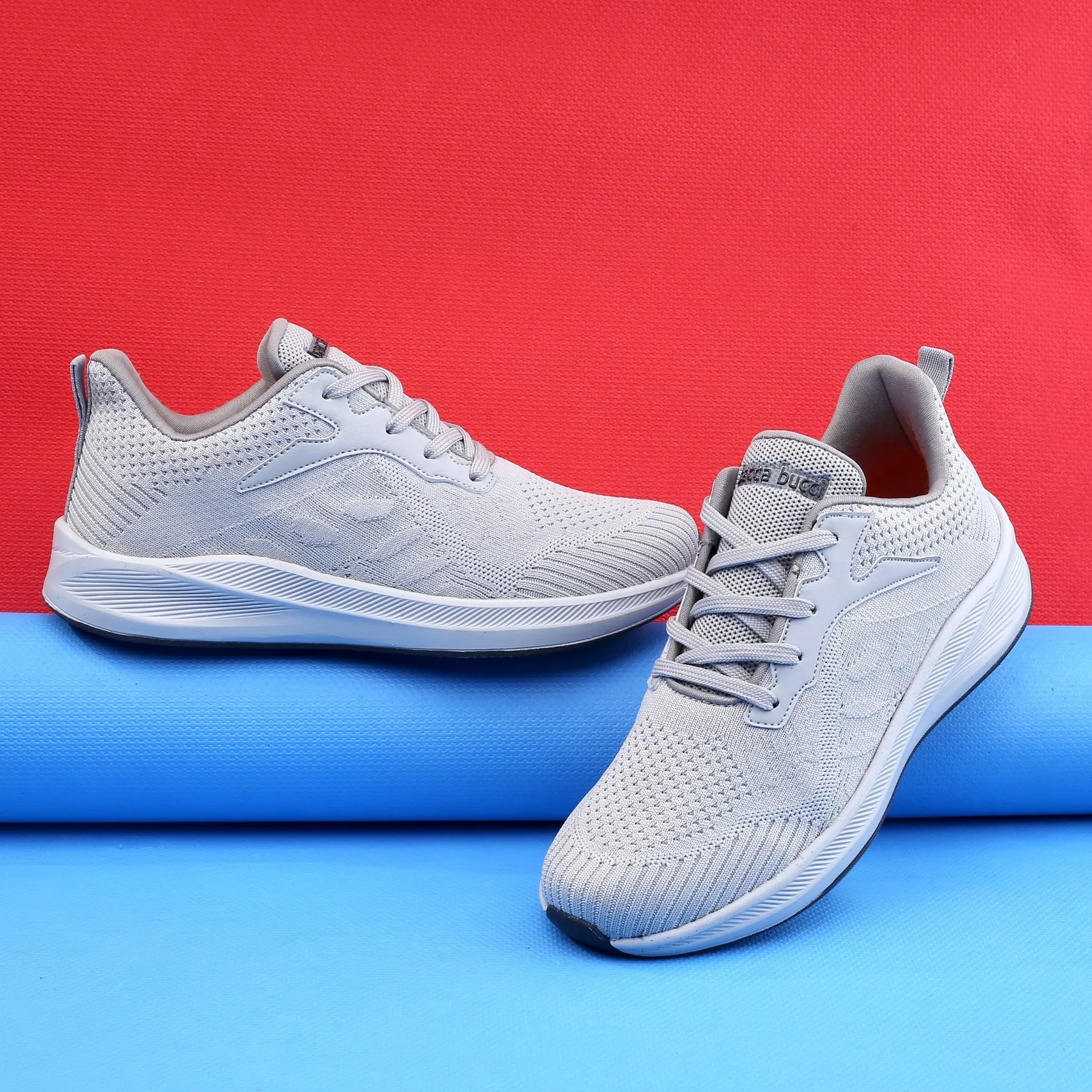 Bacca Bucci Chaussures de Sport Tricotées Essentielles pour Garçons ou Filles (Âge : 8 à 12 ans)