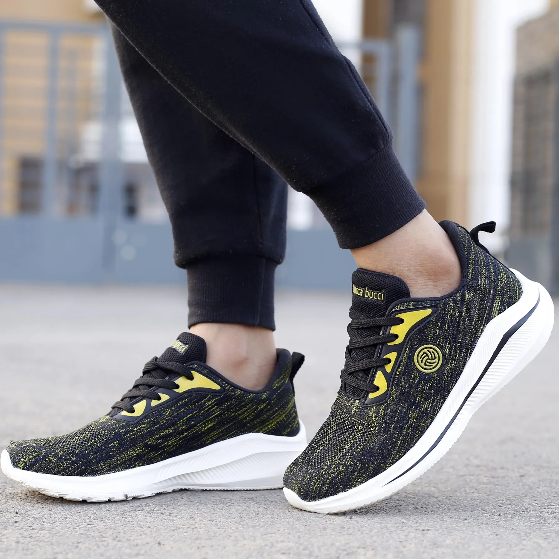 Bacca Bucci Chaussures de Sport Tricotées Essentielles pour Garçons ou Filles (Âge : 8 à 12 ans)