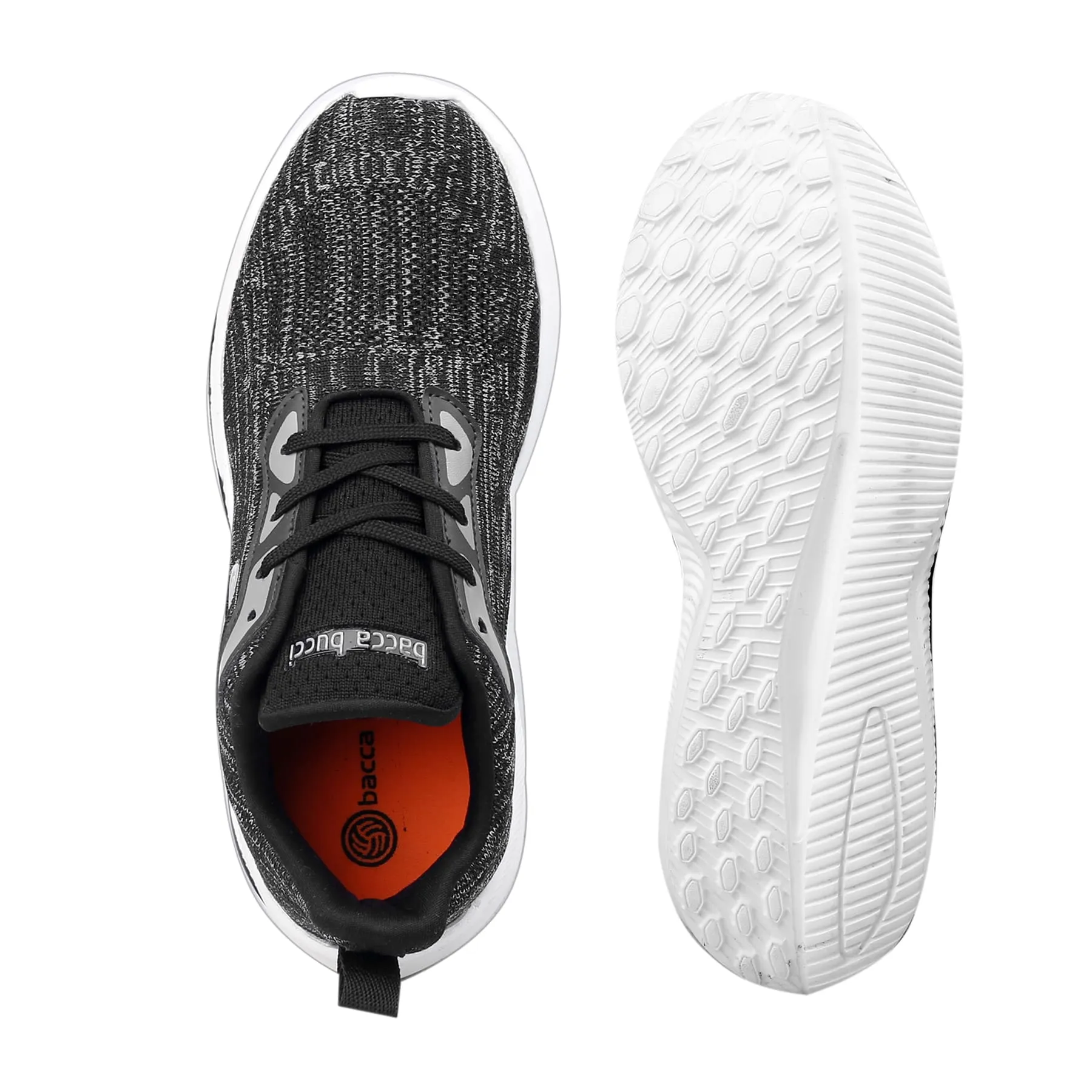 Bacca Bucci Chaussures de Sport Tricotées Essentielles pour Garçons ou Filles (Âge : 8 à 12 ans)