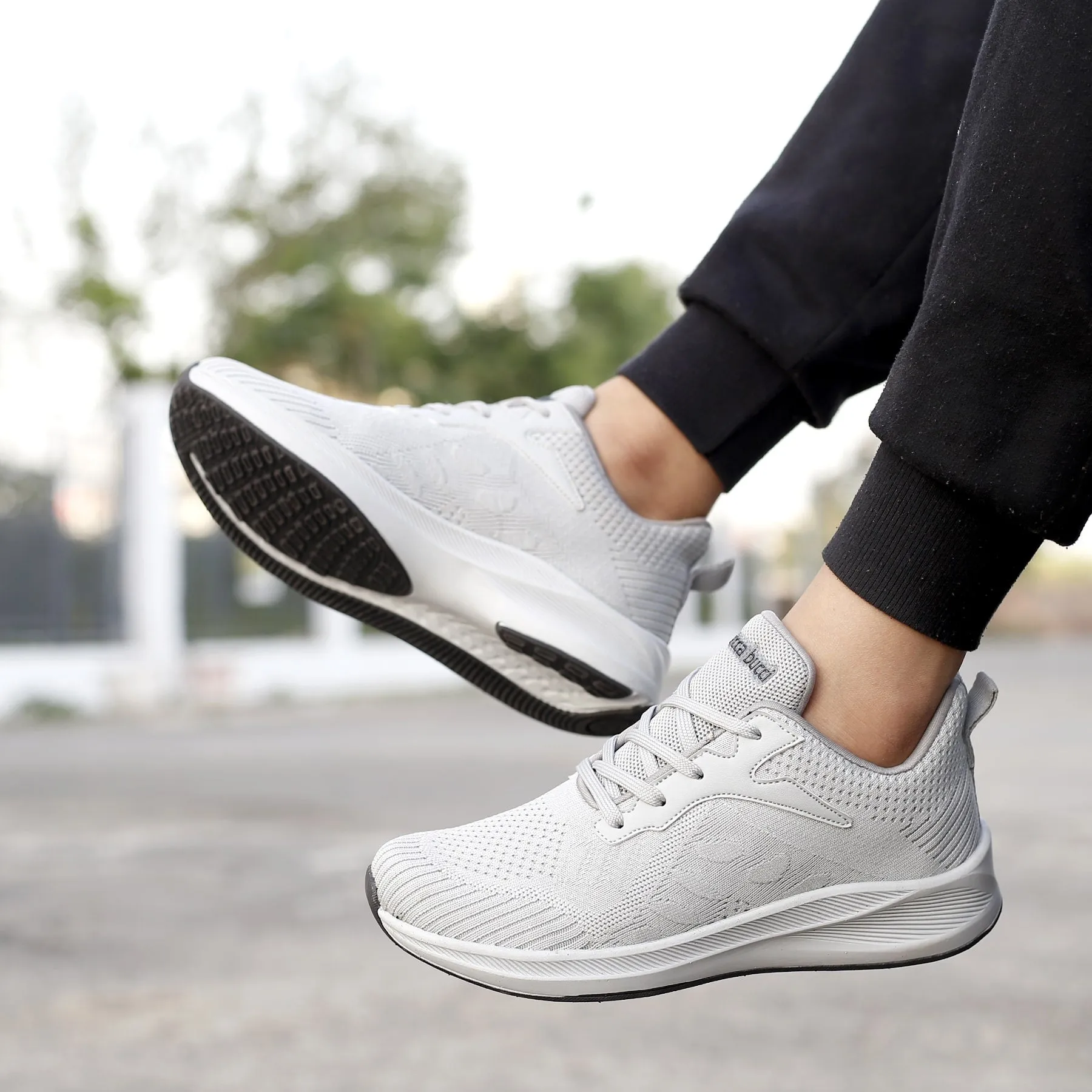 Bacca Bucci Chaussures de Sport Tricotées Essentielles pour Garçons ou Filles (Âge : 8 à 12 ans)