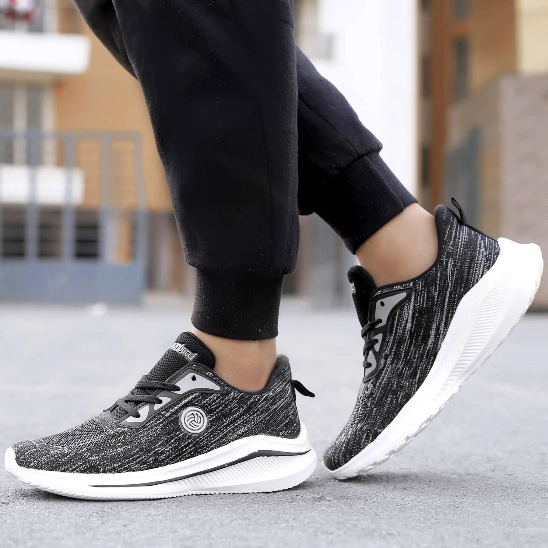 Bacca Bucci Chaussures de Sport Tricotées Essentielles pour Garçons ou Filles (Âge : 8 ans à 12 ans)