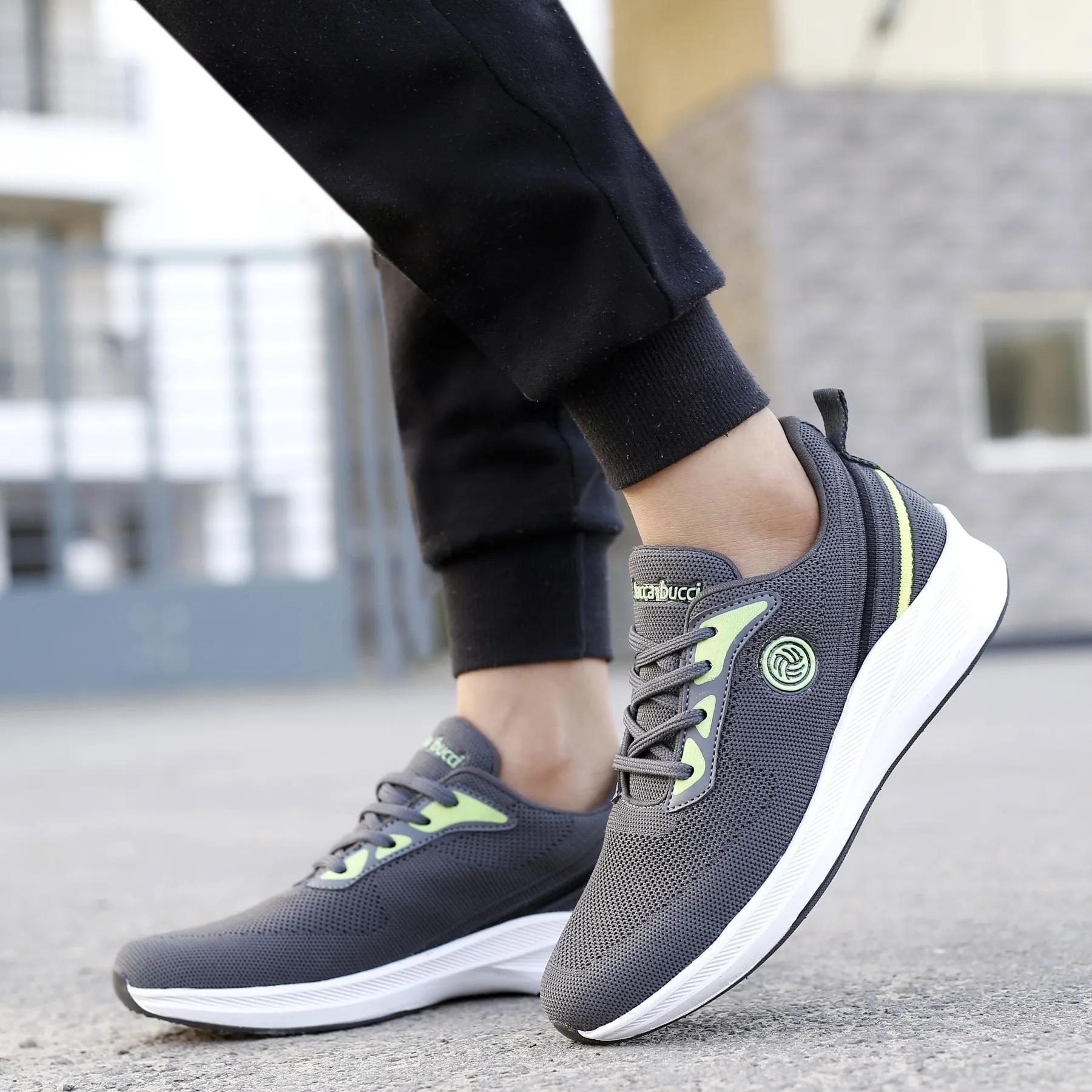 Bacca Bucci Chaussures de Sport Tricotées Essentielles pour Garçons ou Filles (Âge : 8 à 12 ans)