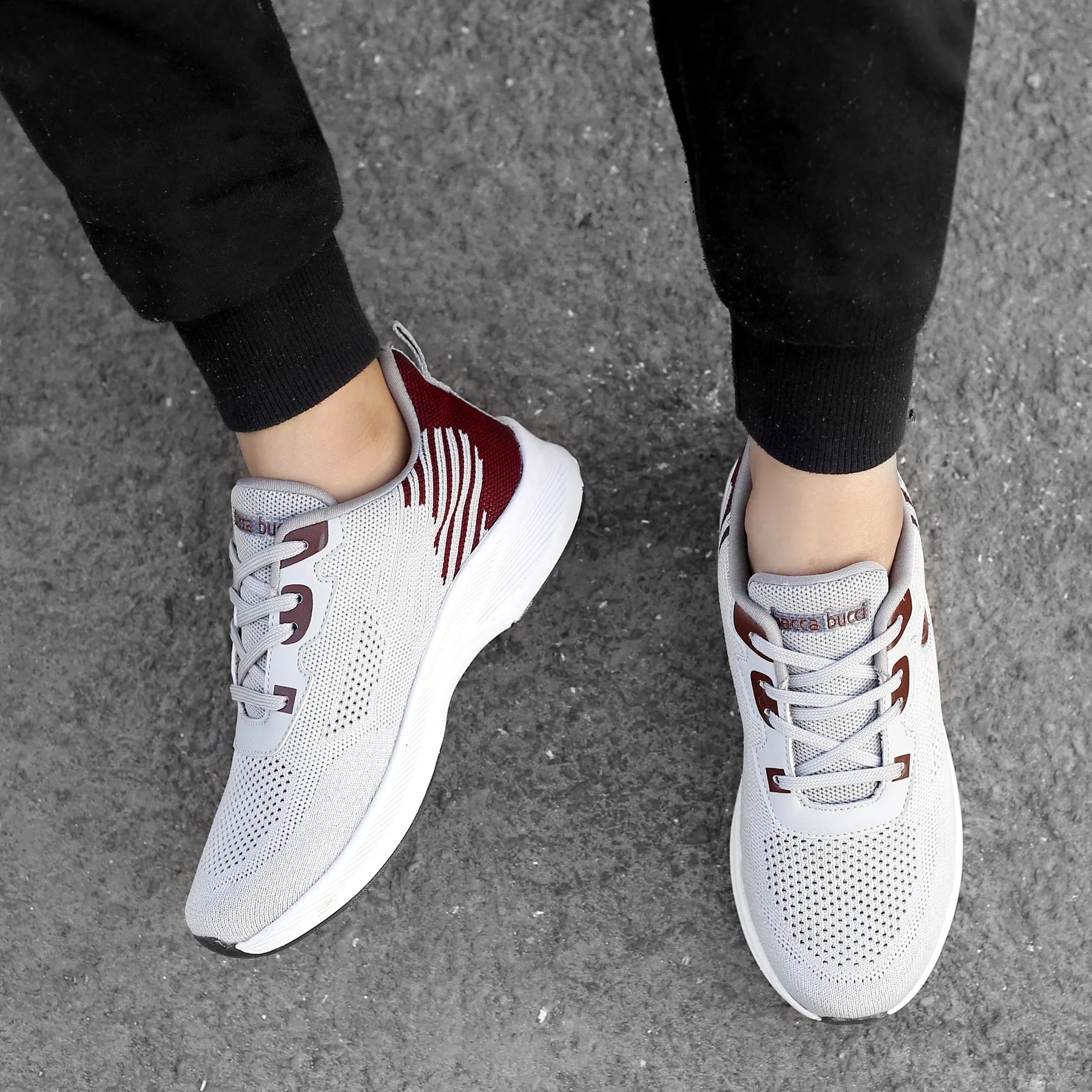 Bacca Bucci Chaussures de Sport Tricotées Essentielles pour Garçons ou Filles (Âge : 8 à 12 ans)