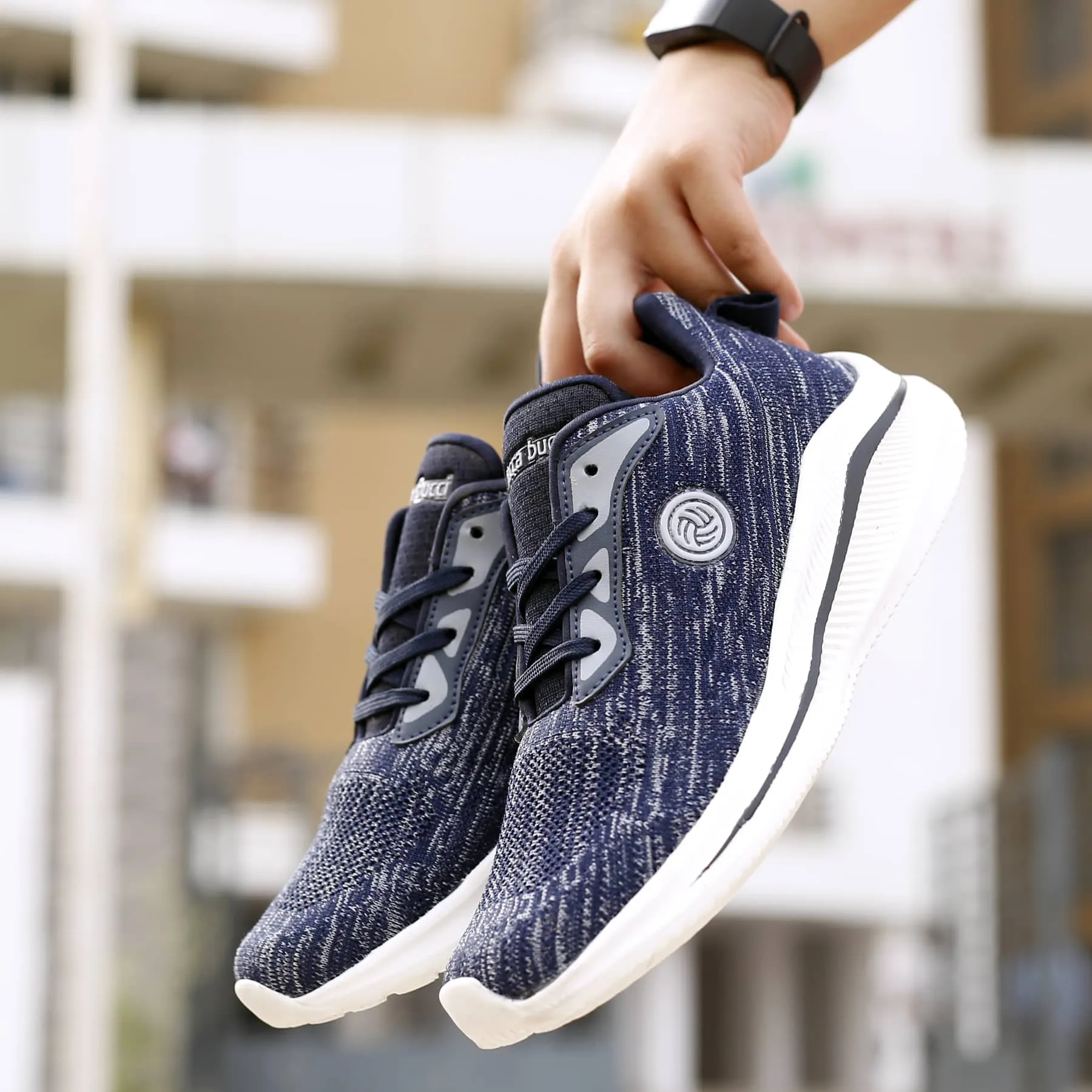 Bacca Bucci Chaussures de Sport Tricotées Essentielles pour Garçons ou Filles (Âge : 8 à 12 ans)
