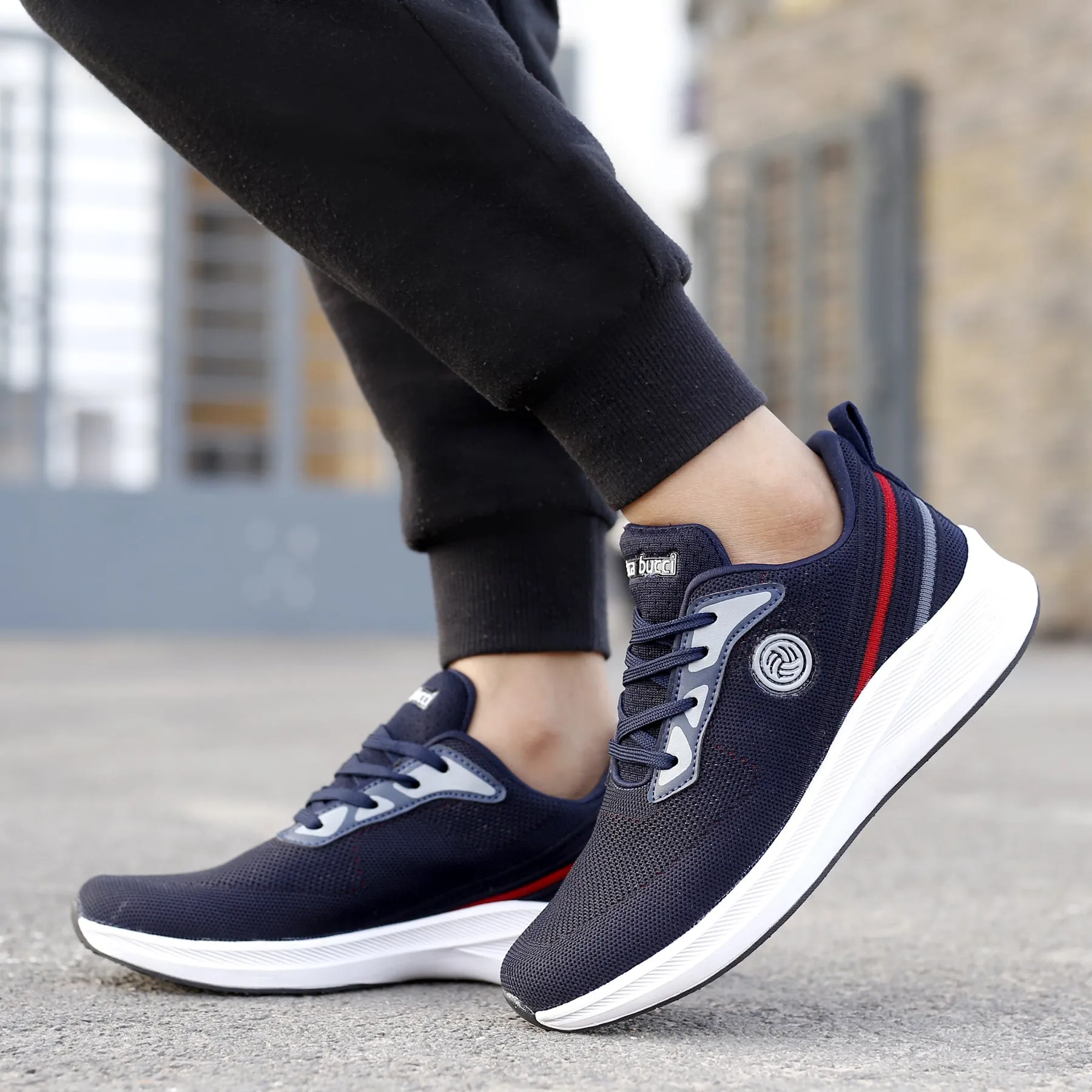 Bacca Bucci Chaussures de Sport Tricotées Essentielles pour Garçons ou Filles (Âge : 8 à 12 ans)