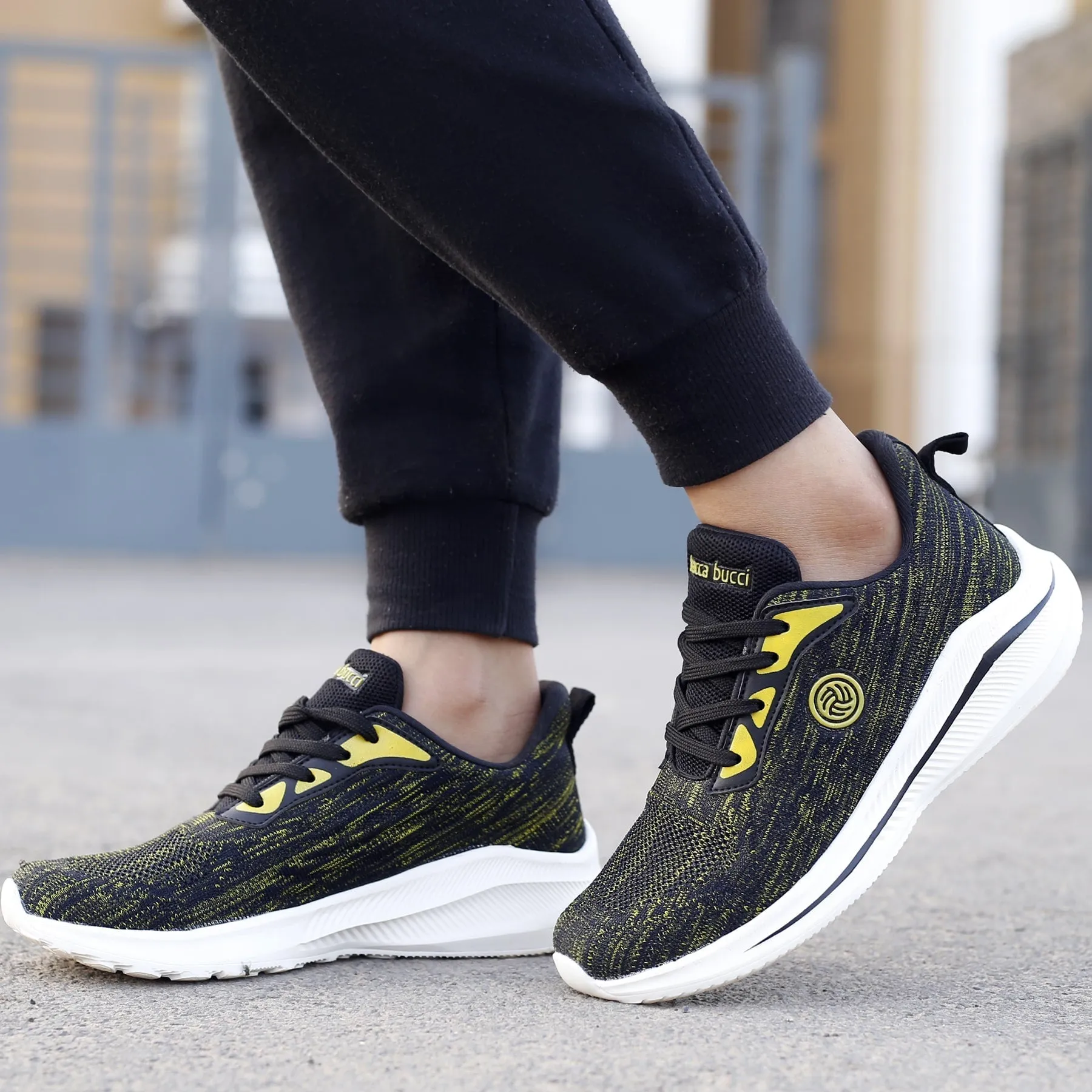 Bacca Bucci Chaussures de Sport Tricotées Essentielles pour Garçons ou Filles (Âge : 8 ans à 12 ans)