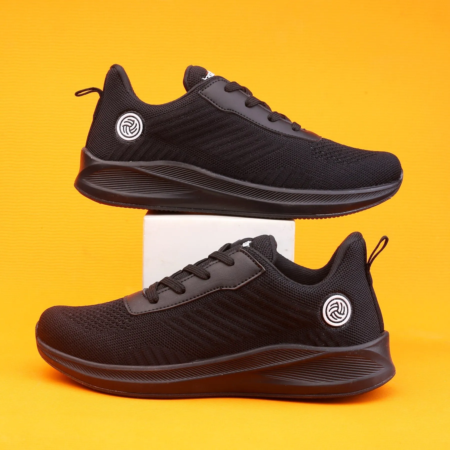 Bacca Bucci Chaussures de Sport Tricotées Essentielles pour Garçons ou Filles (Âge : 8 à 12 ans)