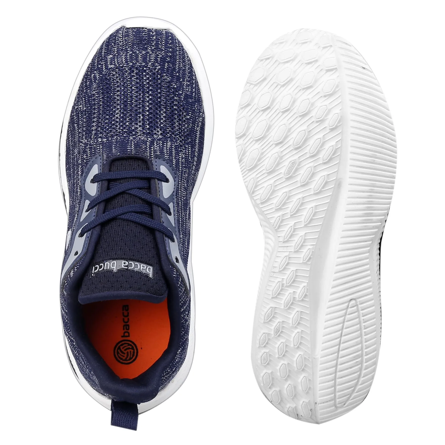 Bacca Bucci Chaussures de Sport Tricotées Essentielles pour Garçons ou Filles (Âge : 8 à 12 ans)