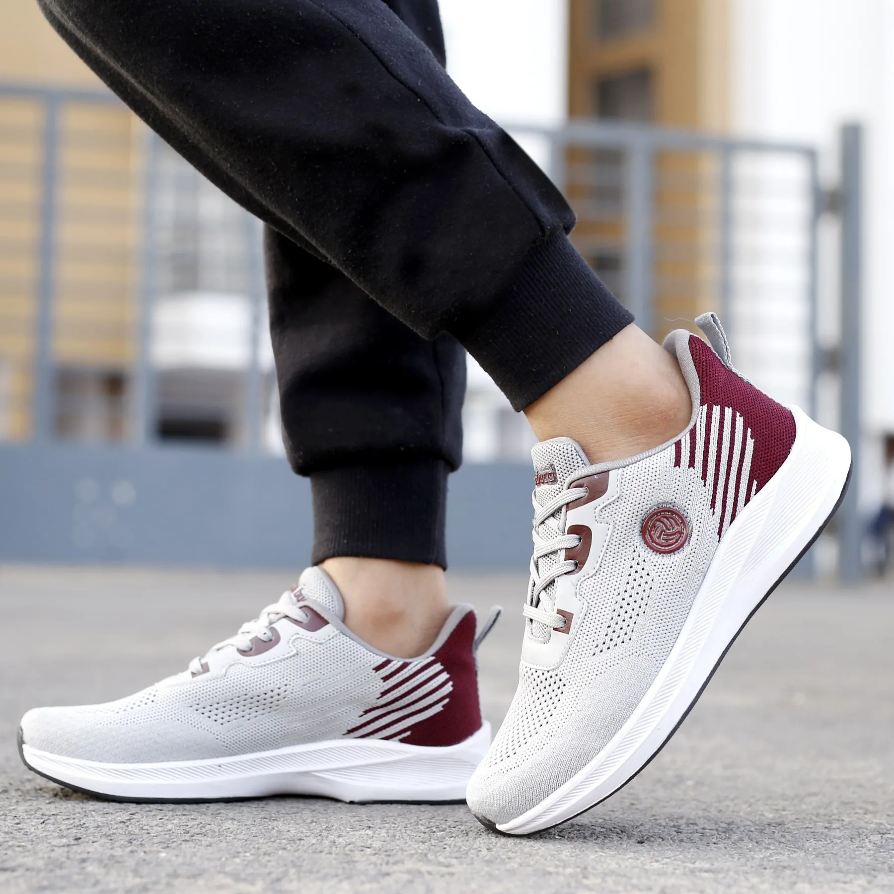 Bacca Bucci Chaussures de Sport Tricotées Essentielles pour Garçons ou Filles (Âge : 8 à 12 ans)