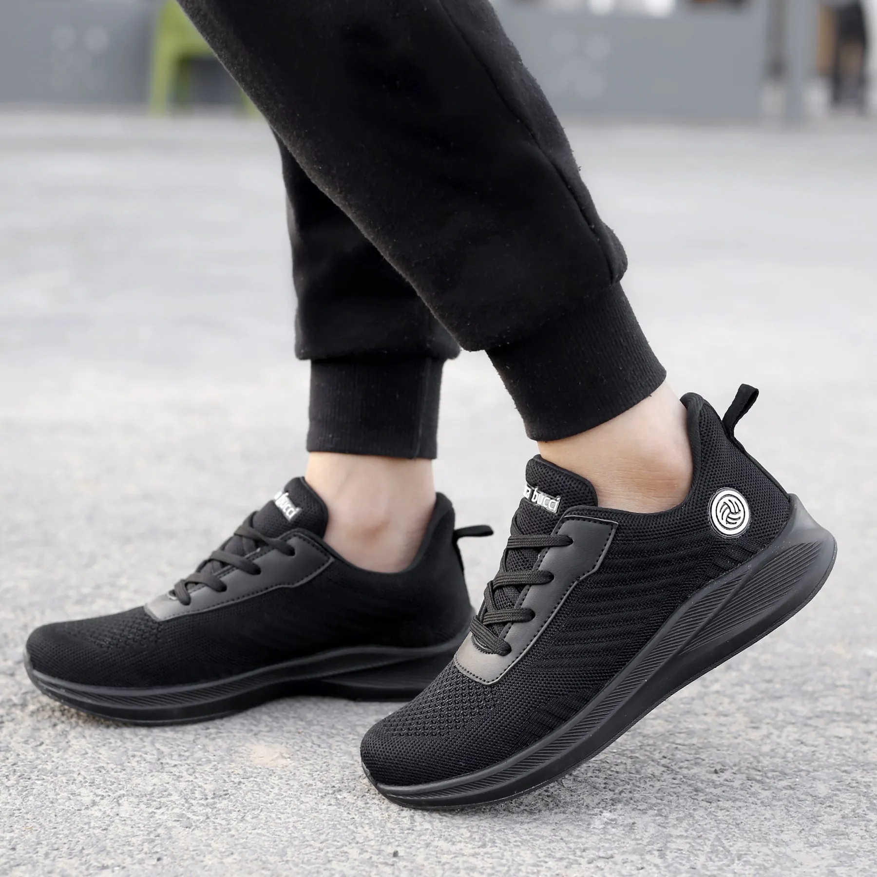 Bacca Bucci Chaussures de Sport Tricotées Essentielles pour Garçons ou Filles (Âge : 8 à 12 ans)