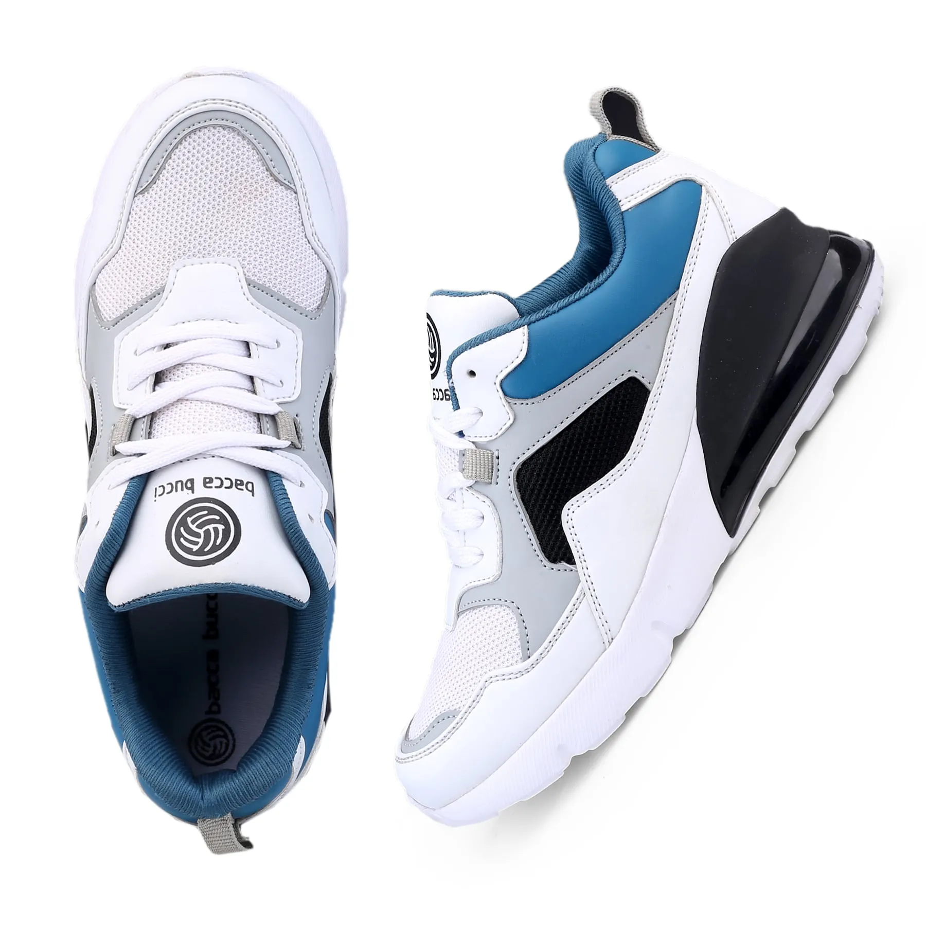Bacca Bucci Garçons ou Filles Sneakers Urbains Rétro à Motifs Bloqués (Âge : 8 à 12 Ans)