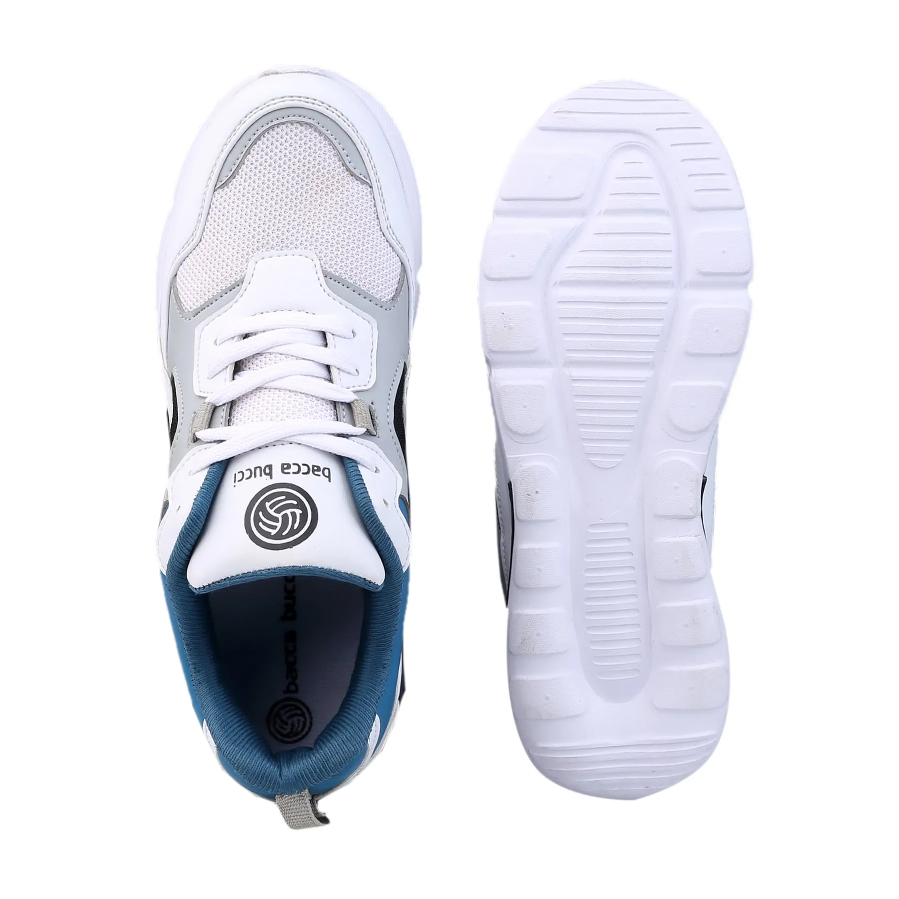 Bacca Bucci Garçons ou Filles Sneakers Urbains Rétro à Motifs Bloqués (Âge : 8 à 12 Ans)