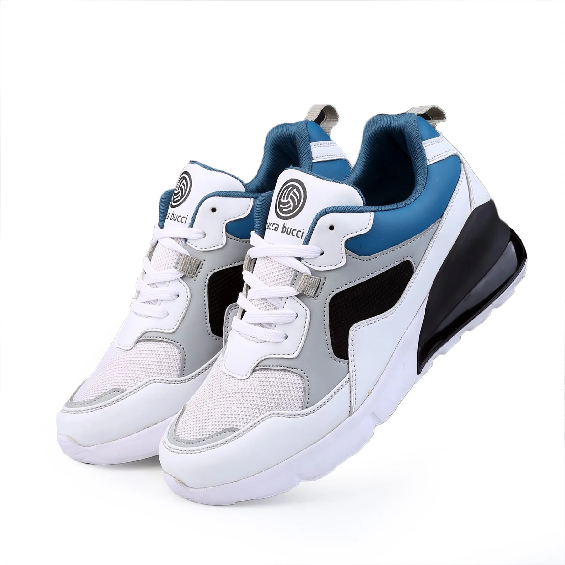 Bacca Bucci Garçons ou Filles Sneakers Urbains Rétro à Motifs Bloqués (Âge : 8 à 12 Ans)