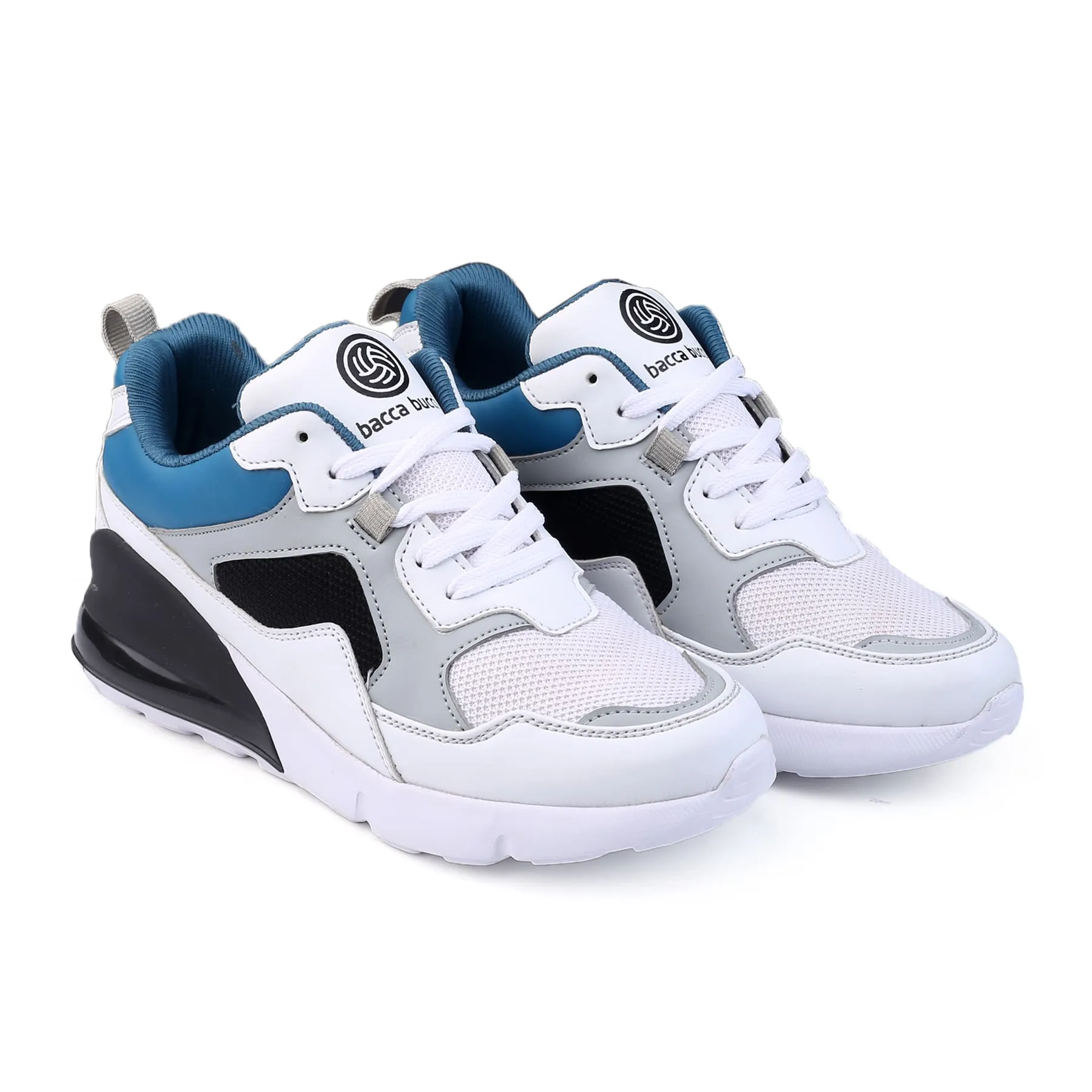 Bacca Bucci Garçons ou Filles Sneakers Urbains Rétro à Motifs Bloqués (Âge : 8 à 12 Ans)